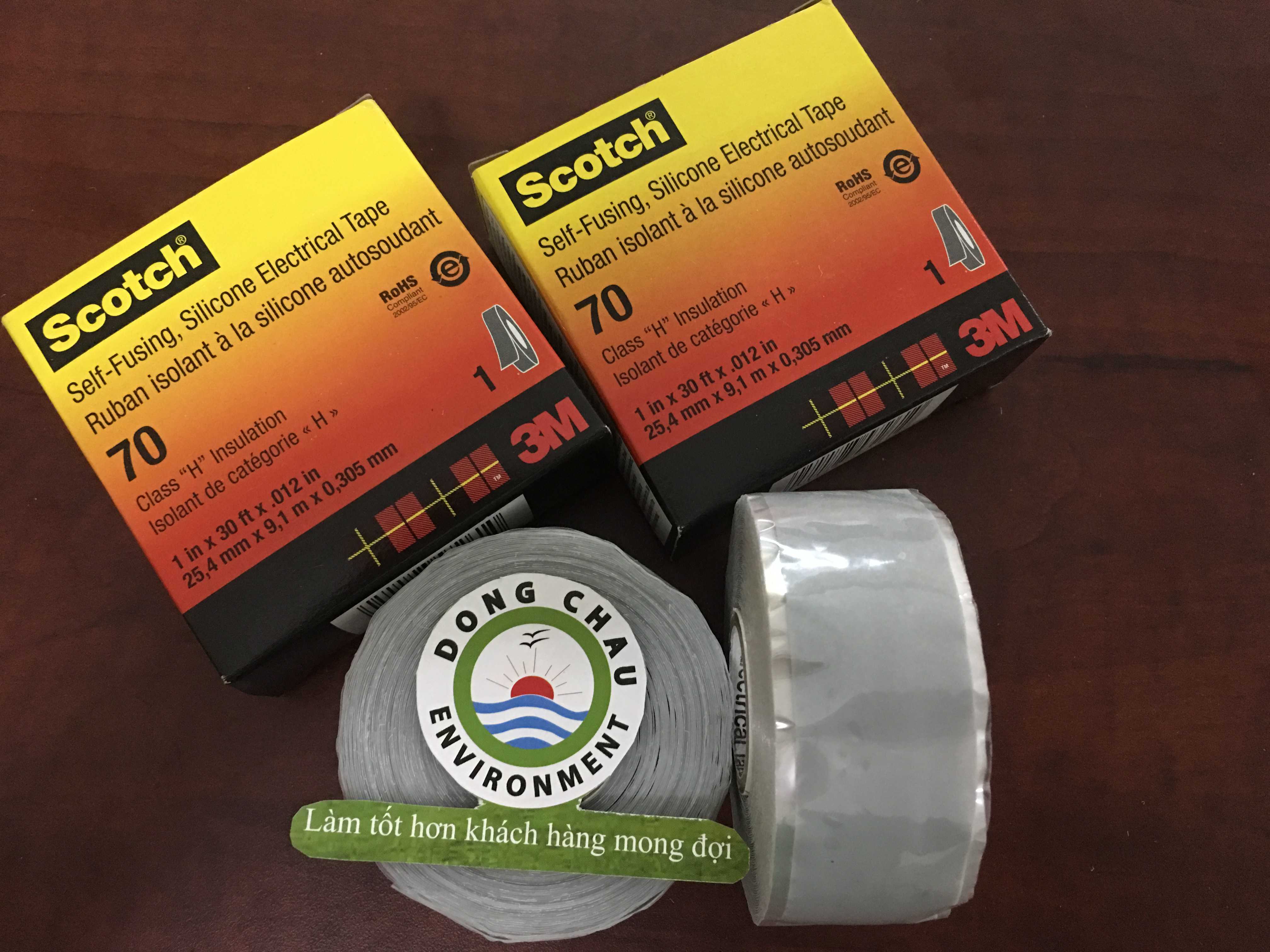 3m-scotch-70 nguyện hộp và cuộn Băng Keo cách điện 3M Scotch 70