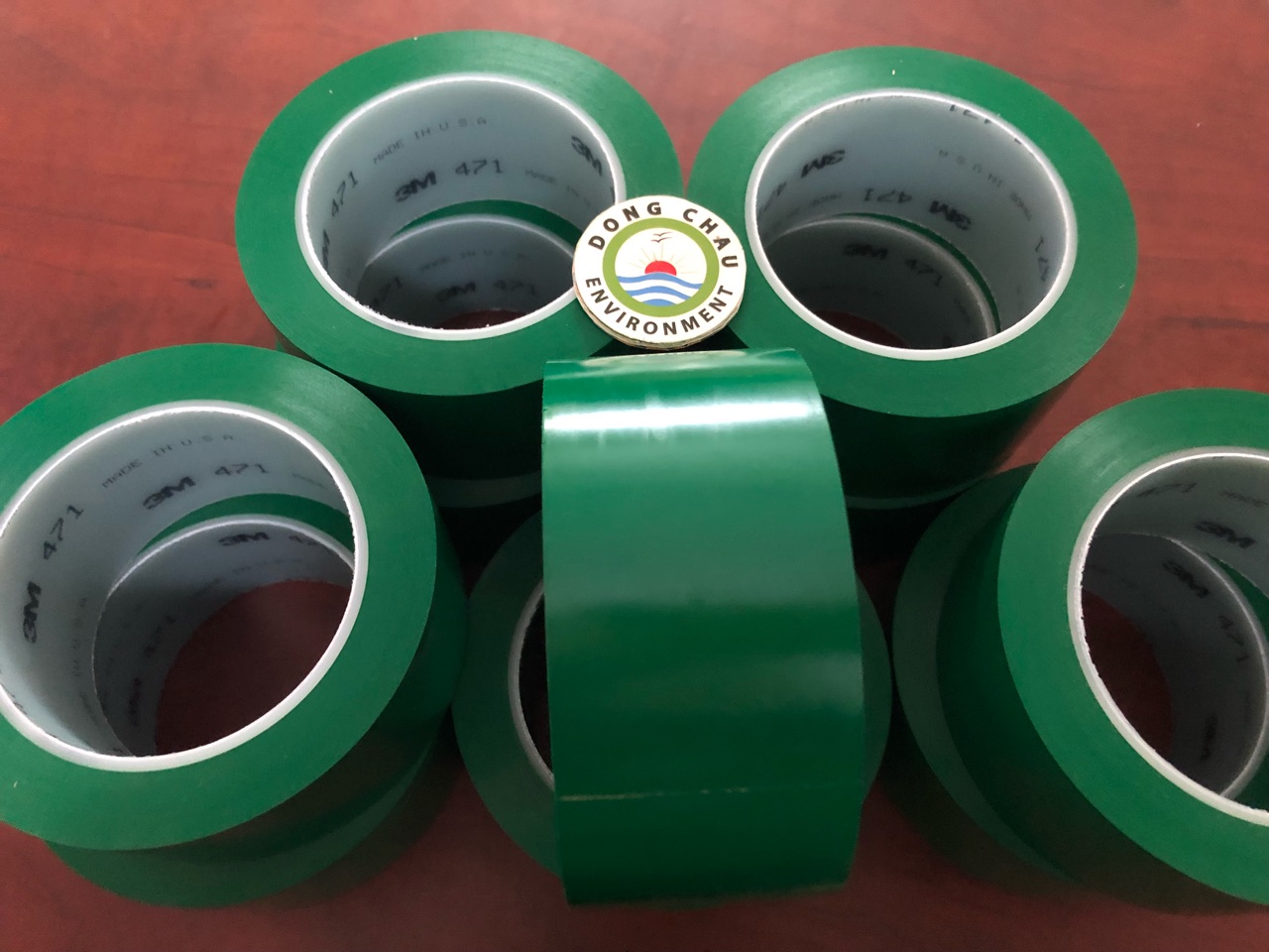471-xanh-la bản rộng Băng keo dán nền màu xanh lá 3M 471 cắt theo yêu cầu của khách