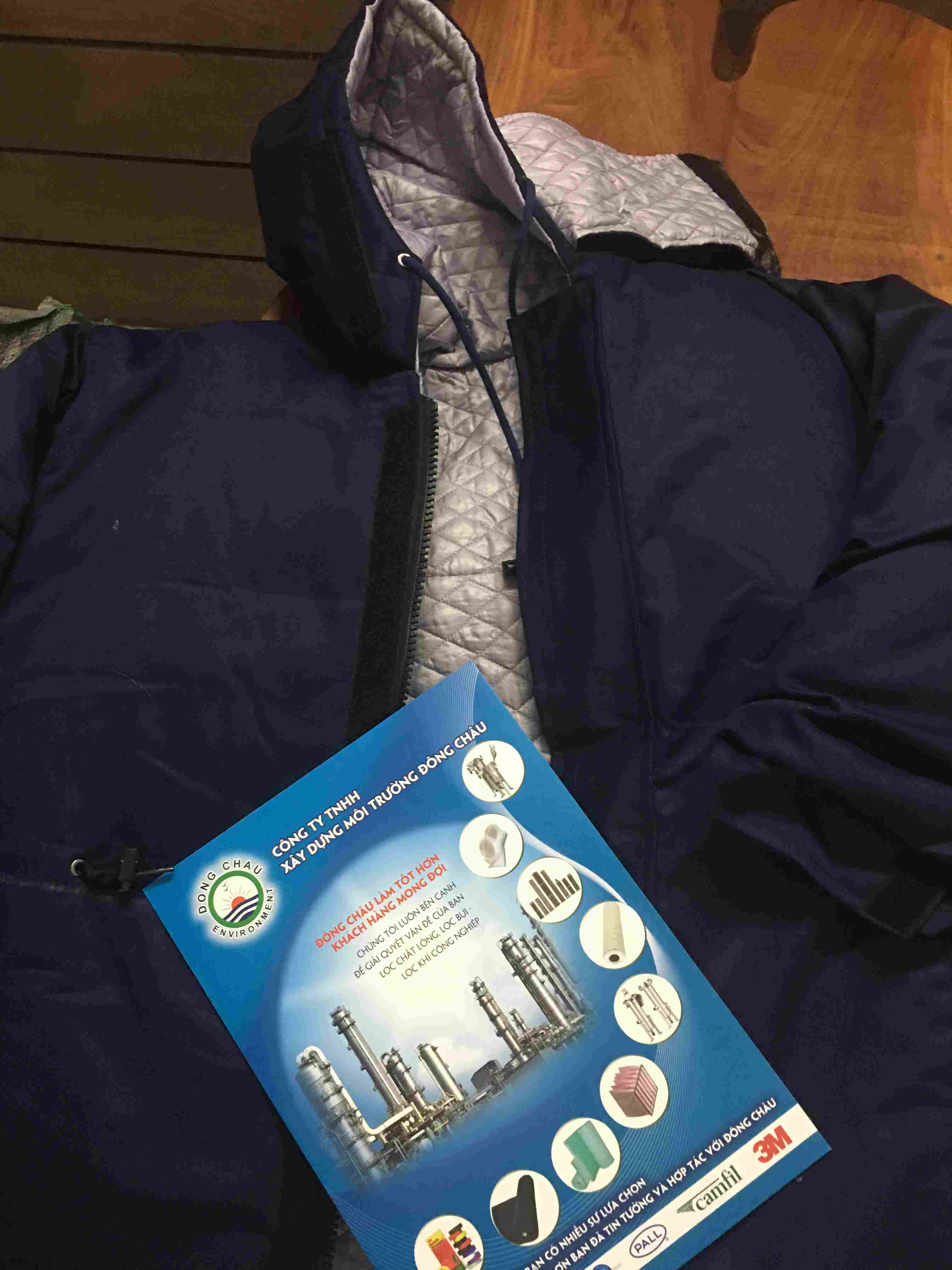 ao-mac-kho-dong-lanh-5-lop cấu tạo bên trong Áo mặc phòng kho lạnh 5 lớp