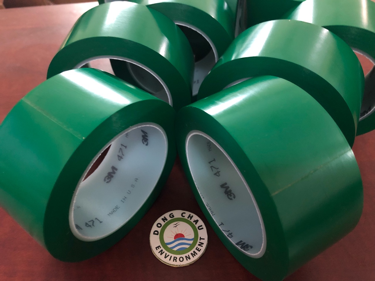bang-keo-dan-nen-471-xanh-la Băng keo dán nền màu xanh lá 3M 471 loại 1 mặt chuyên dụng