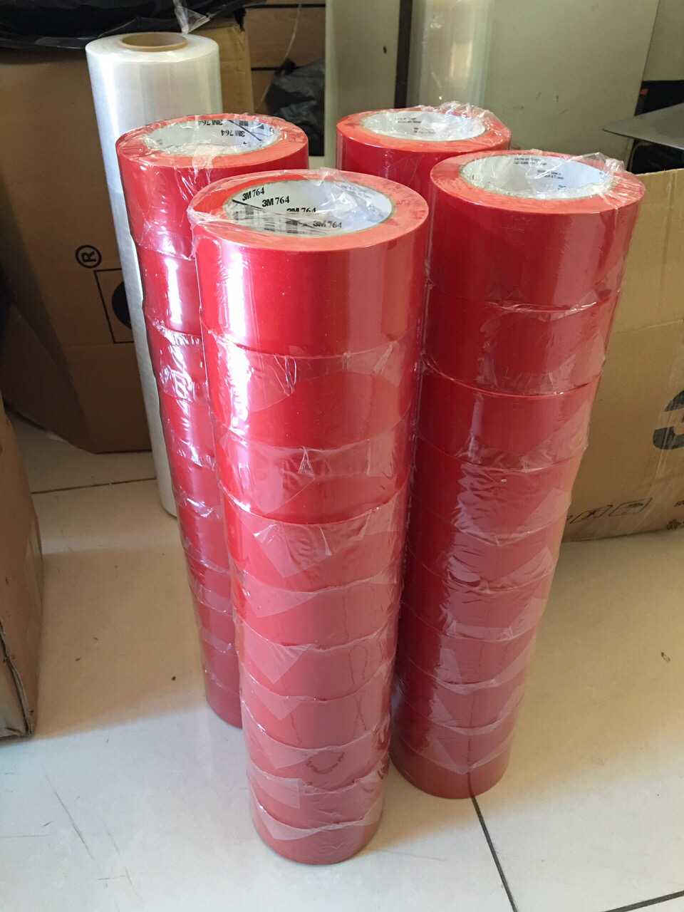 bang-keo-dan-nen-do nguyên lốc Băng keo dán nền 3M 764 50mm x 33m (Đỏ)