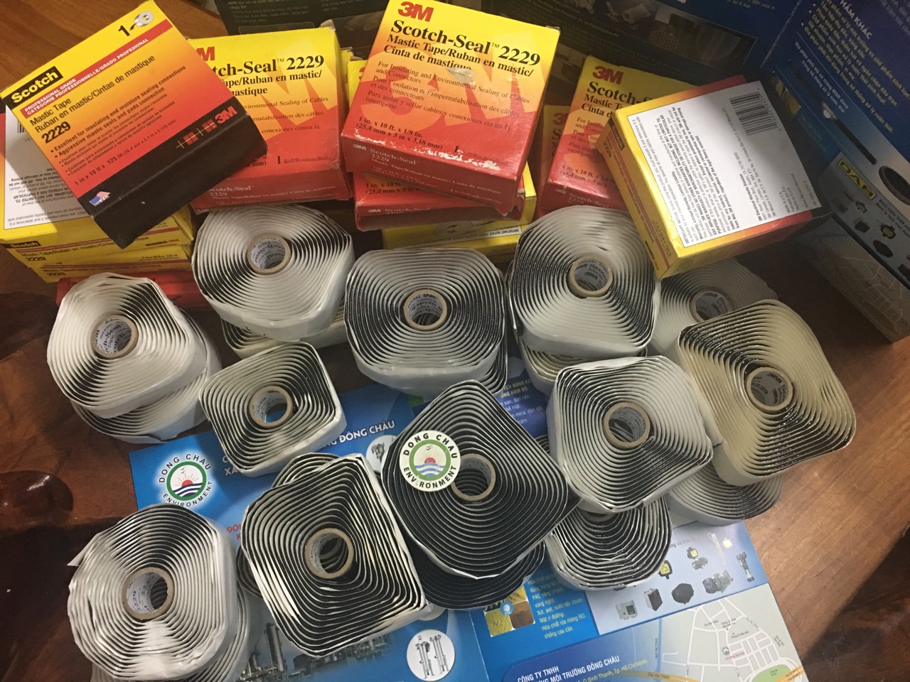 bang-keo-dien-chong-nuoc-3m-2229 thông tin chi tiết Băng keo cao su cách điện 3M 2229 lọc công nghiệp