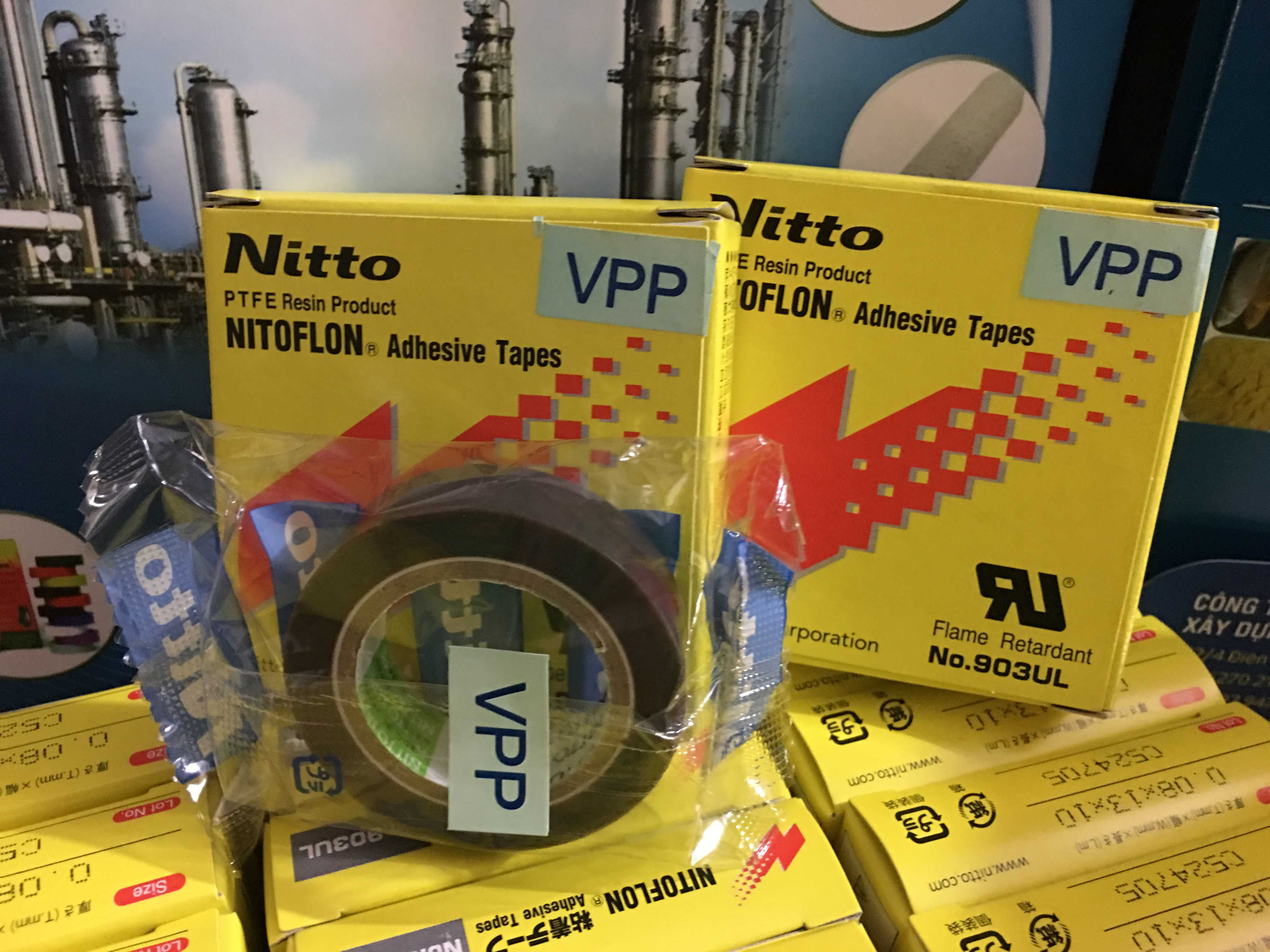 bang-keo-nhat-nitto-903ul-cach-dien mẫu Băng keo cách điện Nhật Nitto 903UL cao cấp