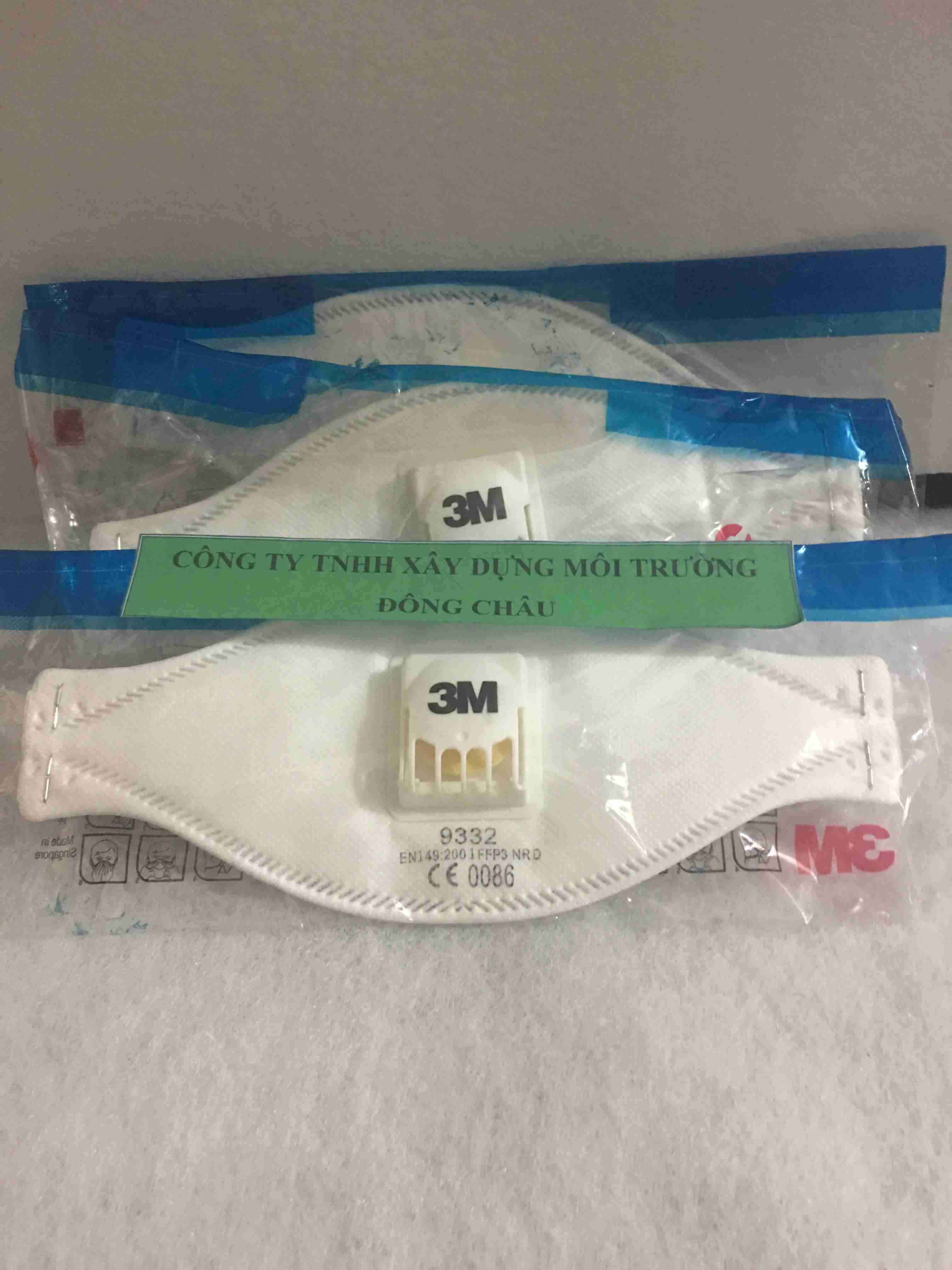 bhld-3M-9332 đóng gói nguyên kiện giao hàng Khẩu trang 3M 9332 lọc bụi bảo vệ hô hấp