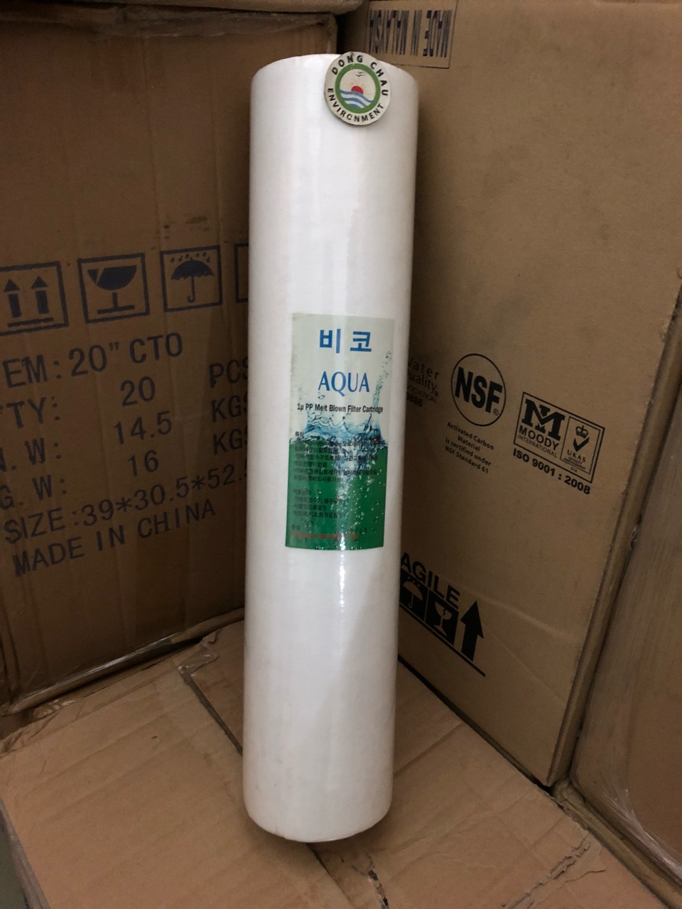 biglue-aqua-han-quoc liên hệ đông châu phân phối Bigblue Aqua 1µm 20-inch lõi lọc nén