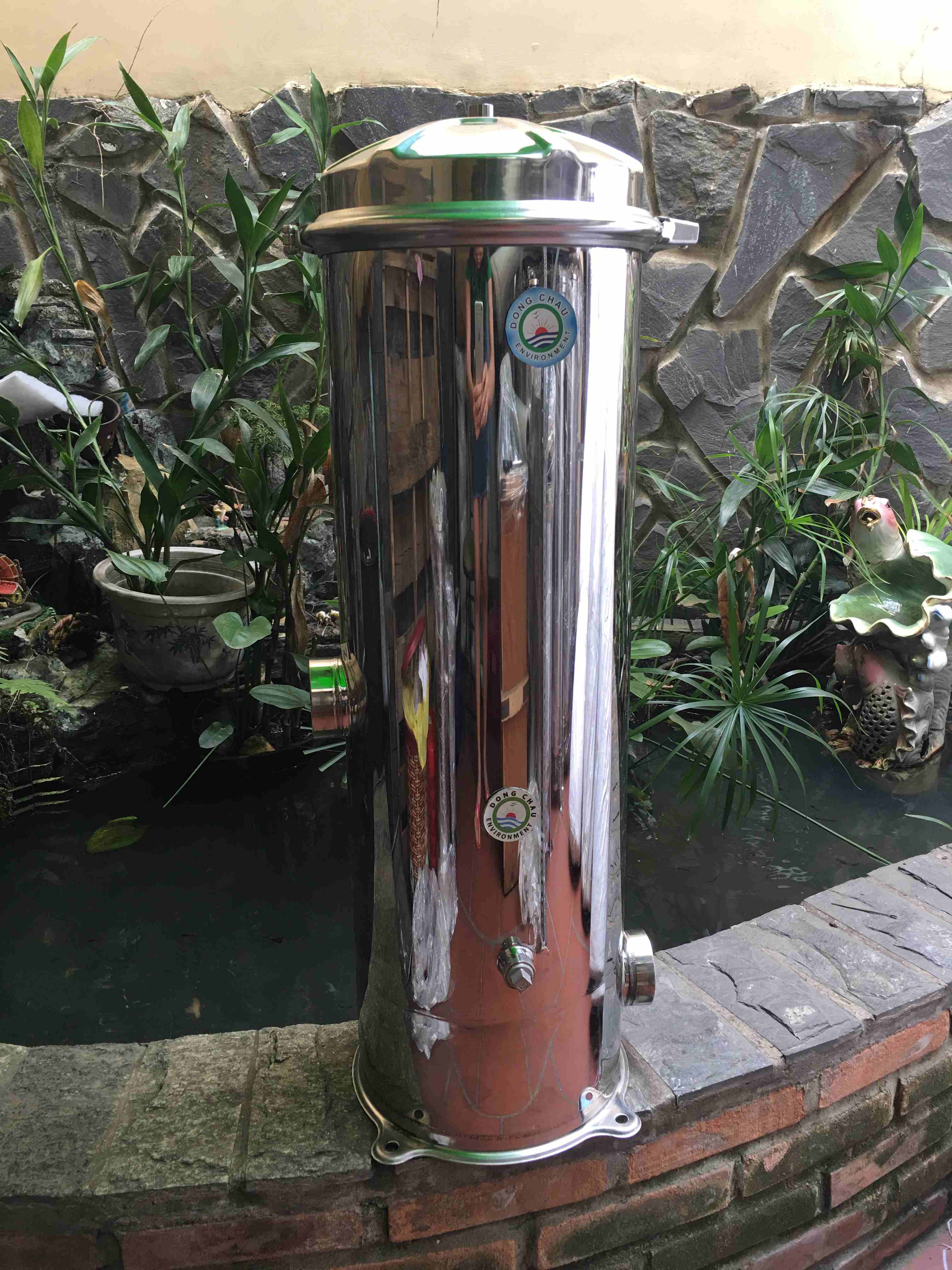 binh-loc-7-loi-inox nguyên bộ Bình lọc 7 lõi 20 inch DOE Trung Quốc