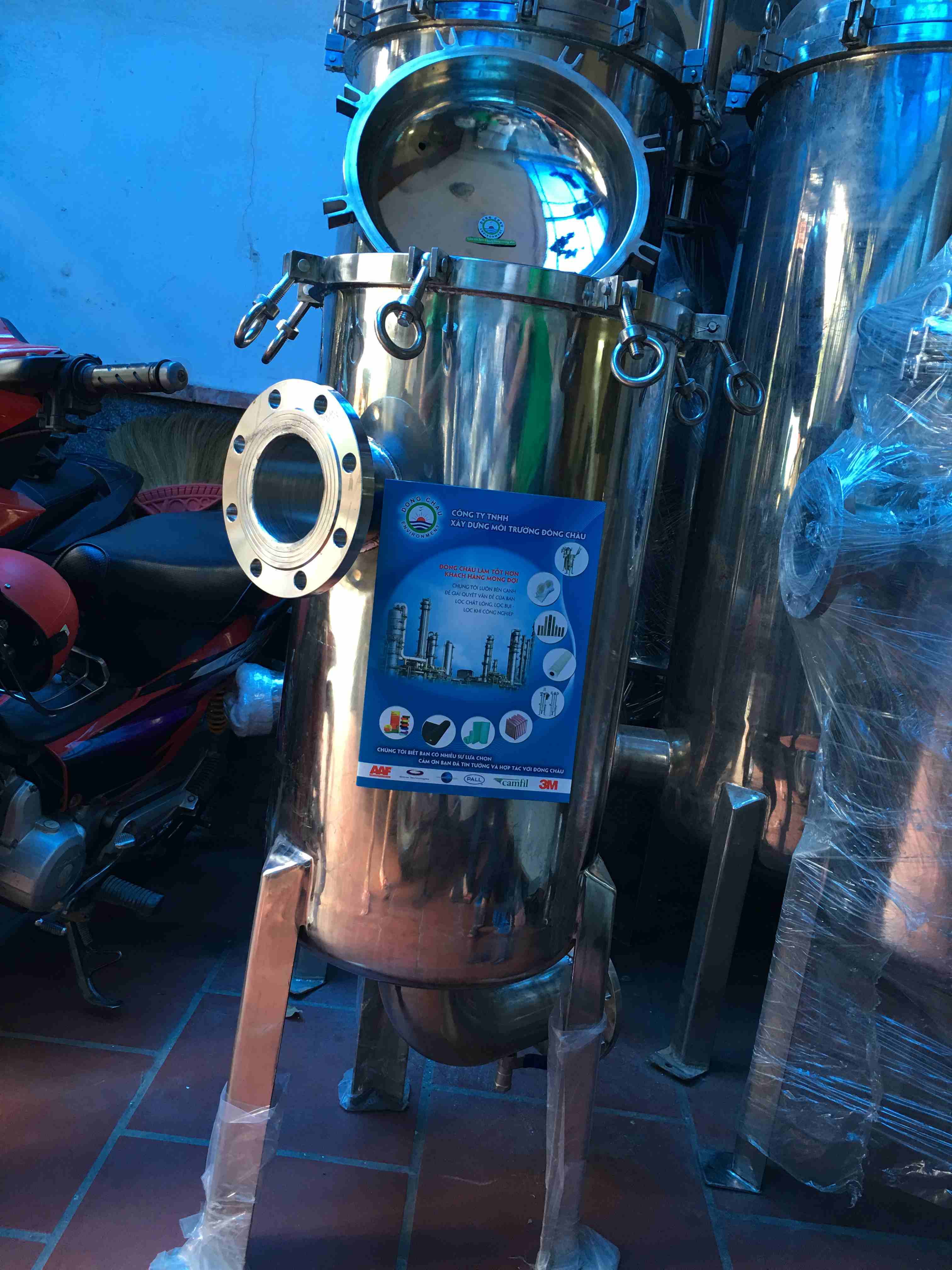 binh-loc-tui-cong-nghiep-2-tui khớp gắn khóa nắp Bình lọc 2 túi size 2 TQ