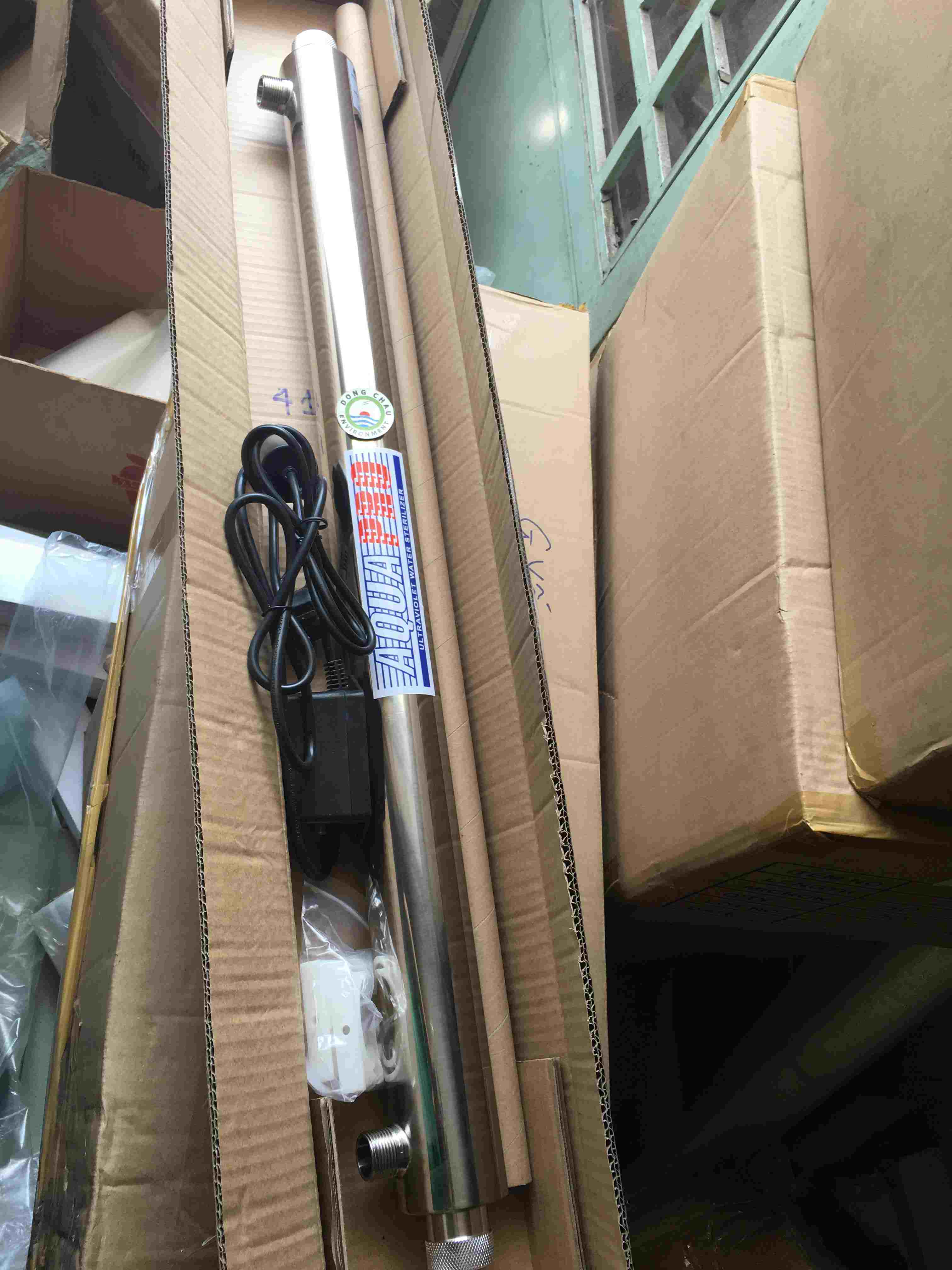 bo-den-uv-xu-ly-nuoc-uong-41w test kiểm Bộ đèn khử trùng UV 41W của Aquapro cao cấp