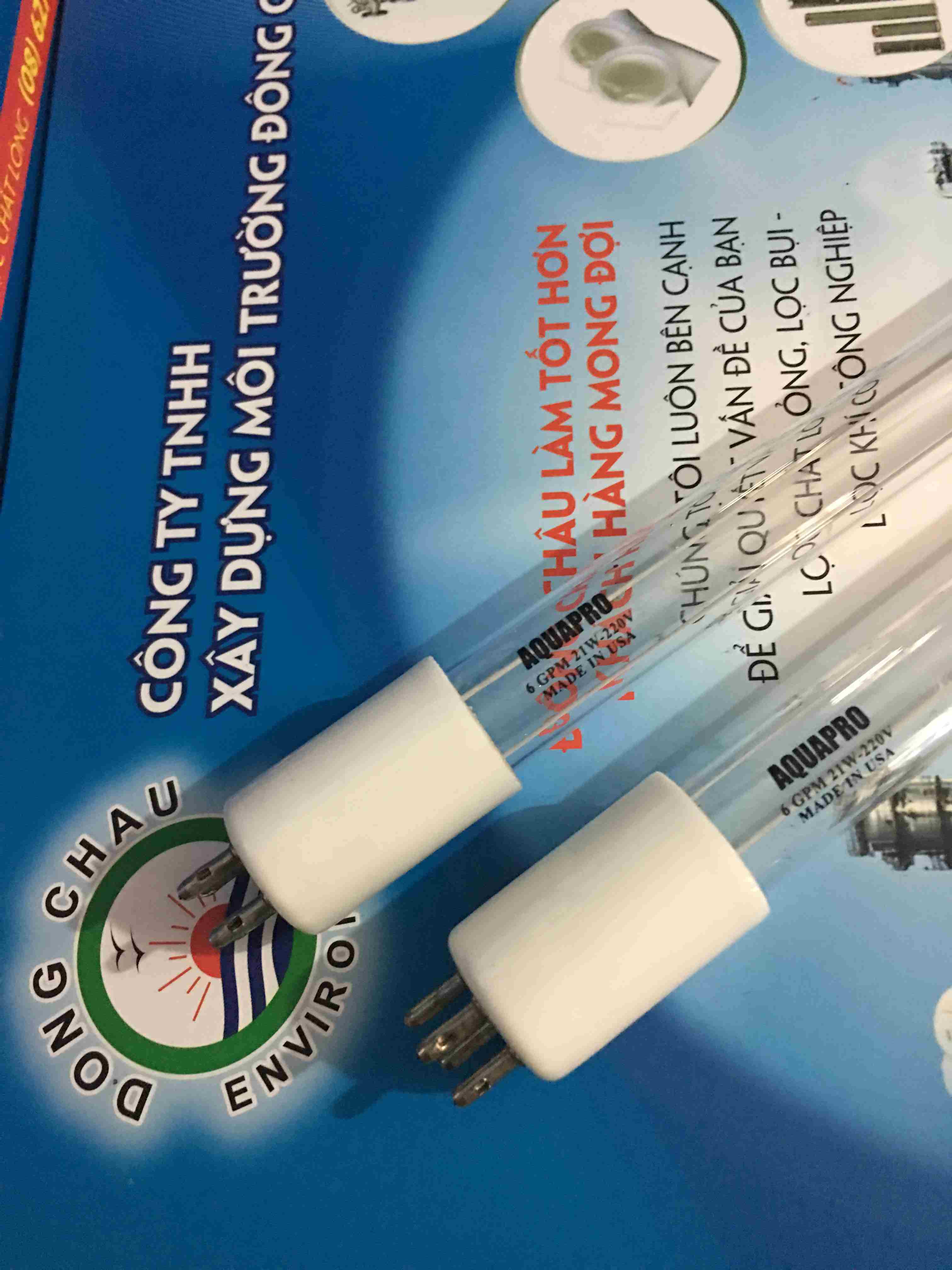 bong-den-cuc-tim-21w-aquapro đầu cắm đèn Bộ đèn khử trùng nước UV Aquapro công suất 21W