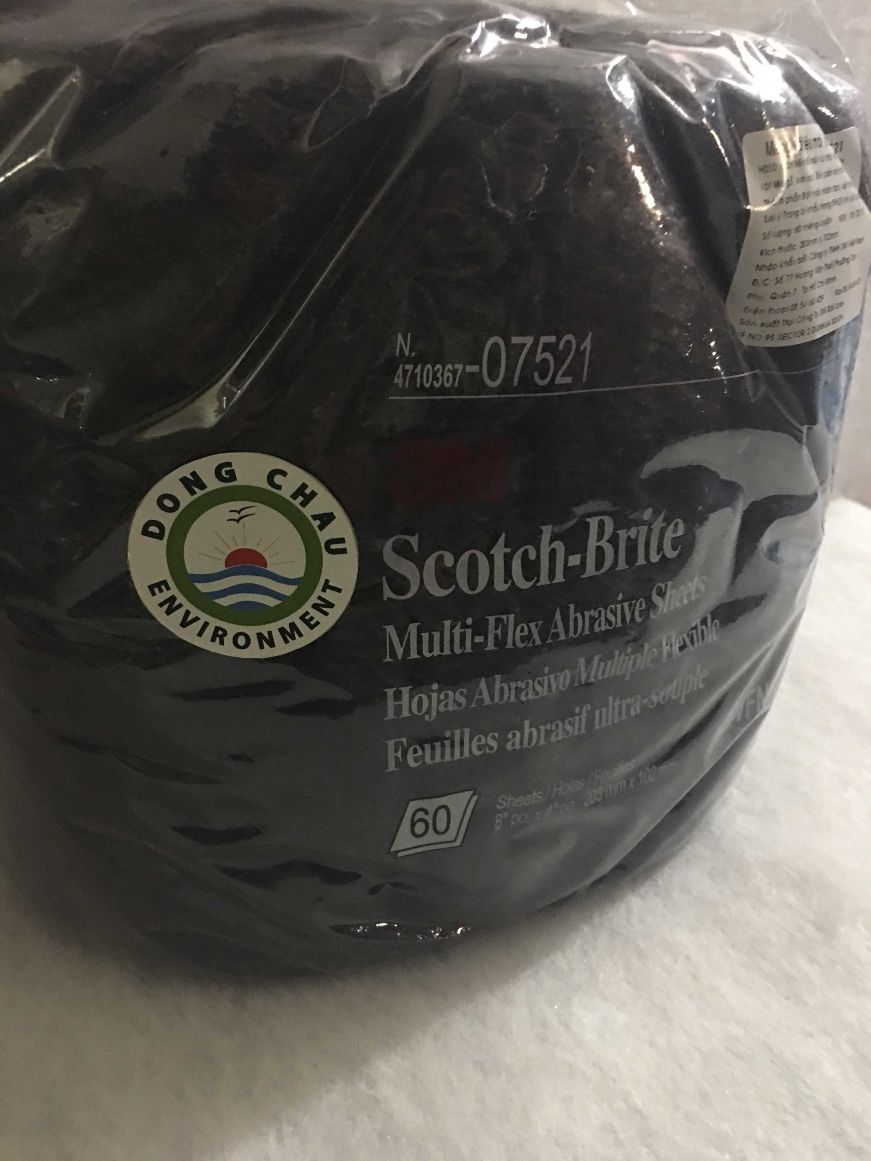 bui-nhui-tra-nham chi tiết nguyên cuộn nhám bùi nhùi 3M Scotch-Brite 07521