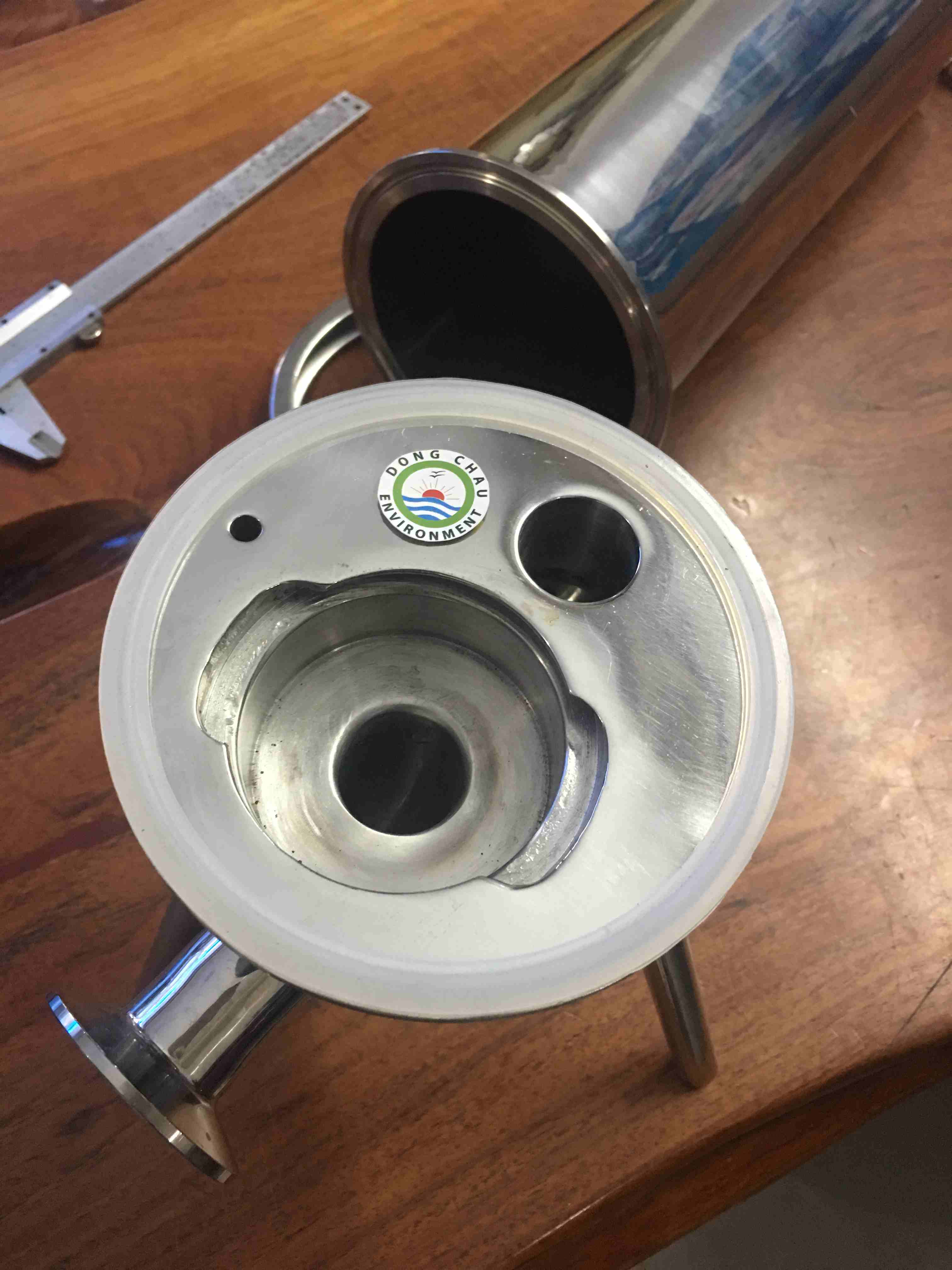 cau-tao-binh-loc-o-ring-226 chỗ gắn lõi vào Bình lọc khí vi sinh chứa 1 lõi giấy xếp 10-inch