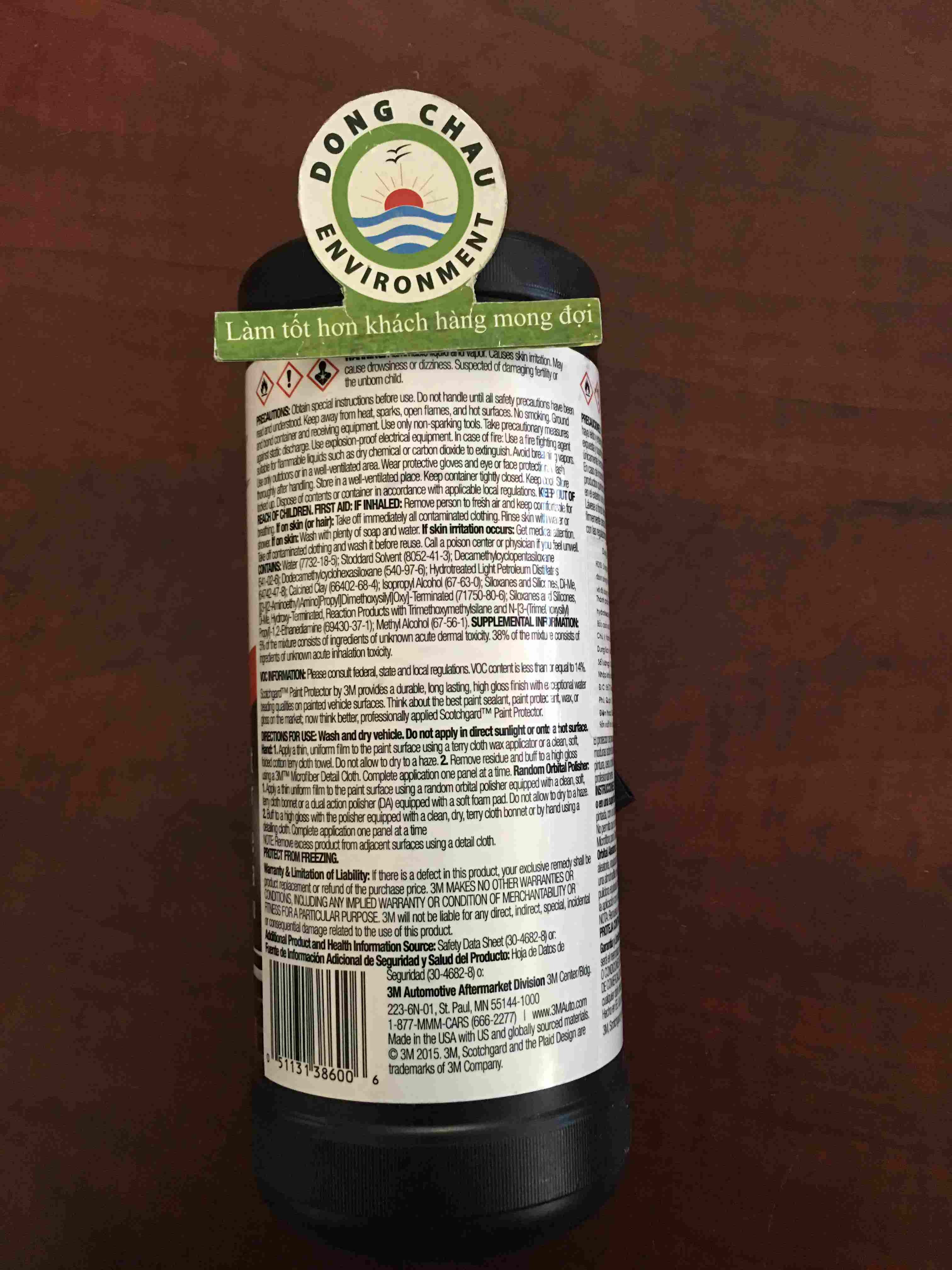 chai-danh-bong-3m-38600 thông tin xuất xứ dung dịch phủ bóng sơn xe 3M 38600 chính hãng cao cấp