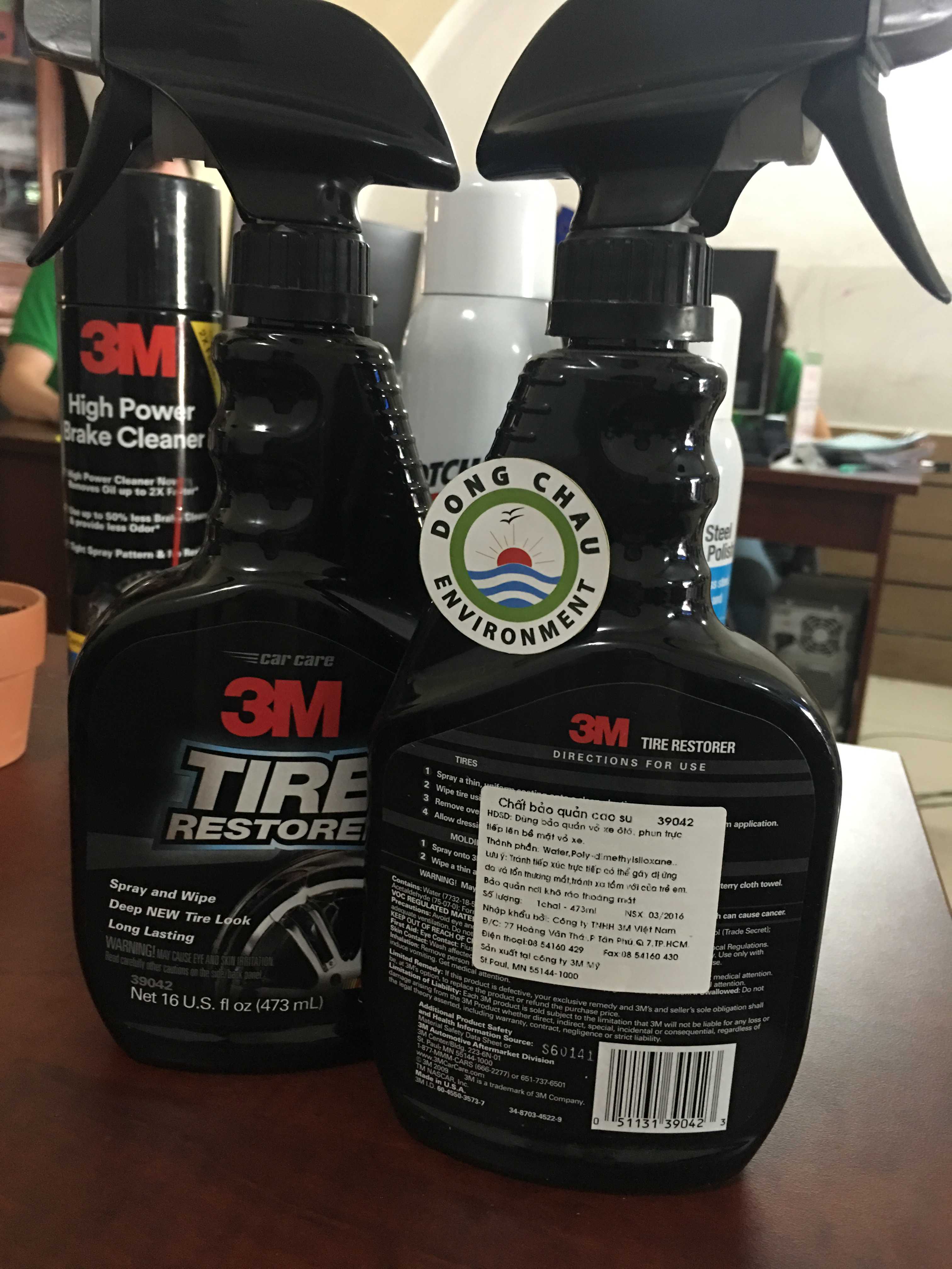 chai-xit-bao-ve-vo-xe-oto bộ set 2 chai Chai xịt bảo dưỡng lốp xe 3M 39042