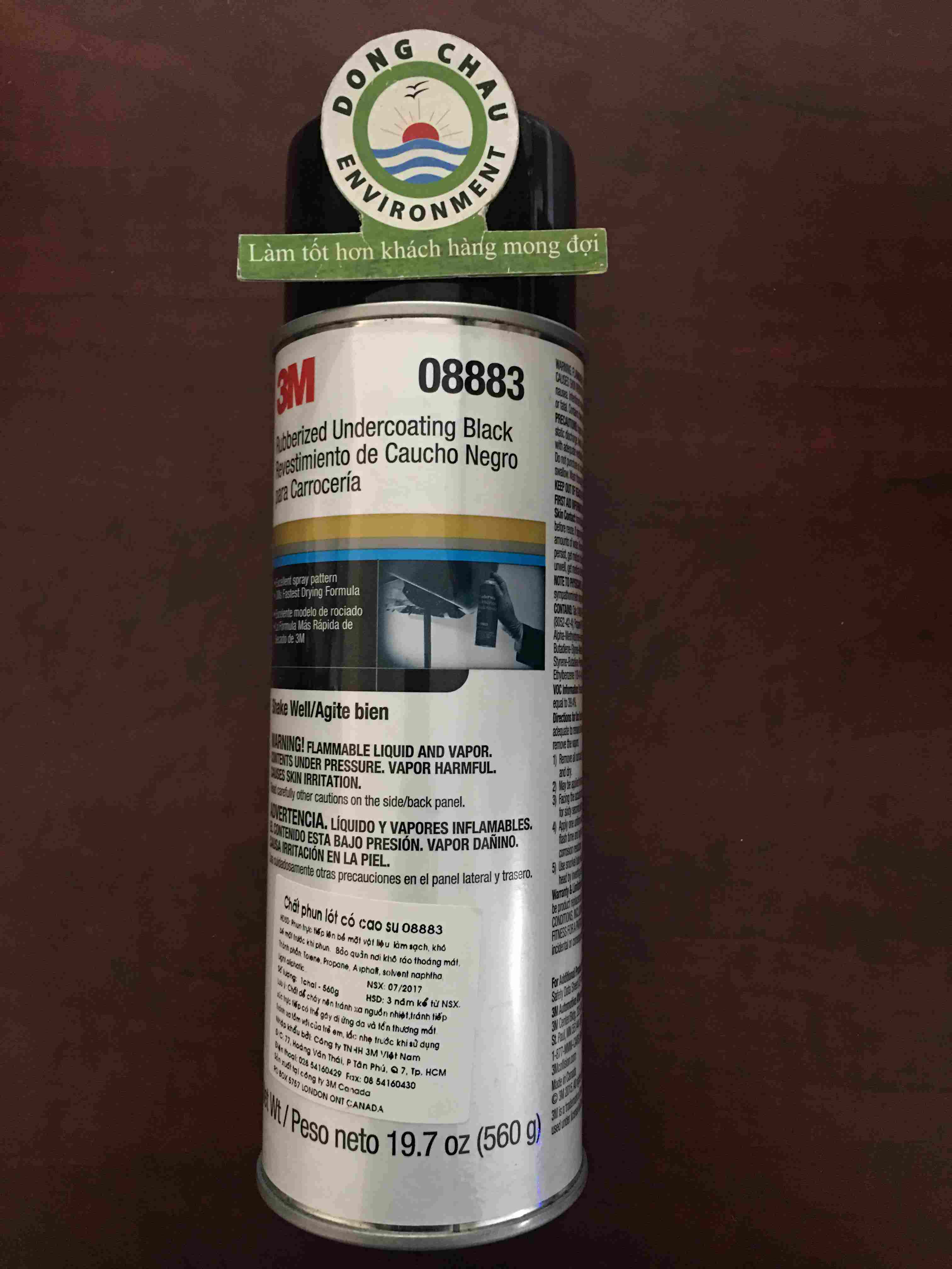 chat-phun-lot-3m-08883 Chai xịt đệm lót cao su, phủ gầm ô tô 3M 08883 chai 560g