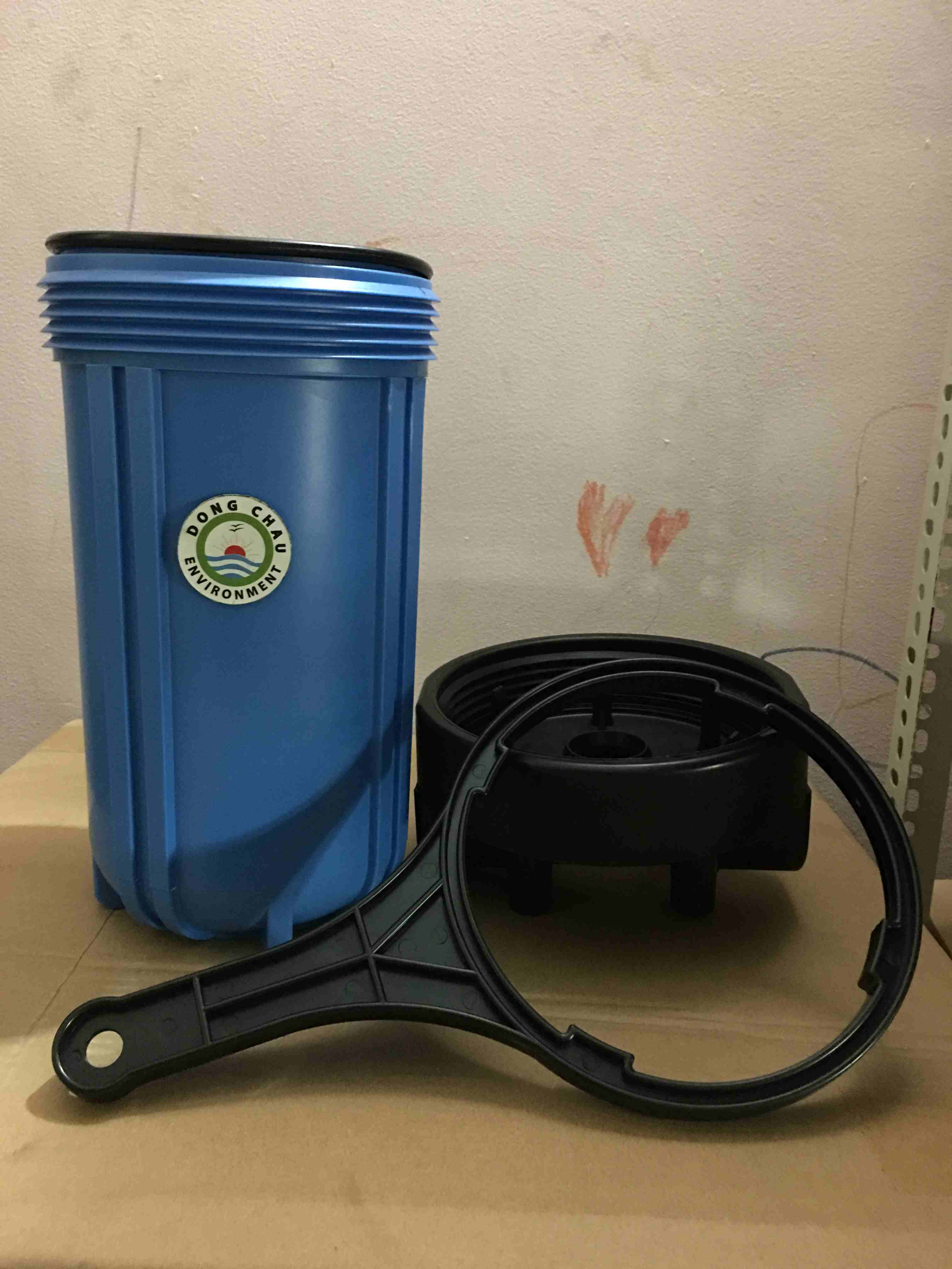 coc-loc-beo-mau-xanh tay vặn Cốc lọc nhựa xanh Big Blue xanh 10 inch