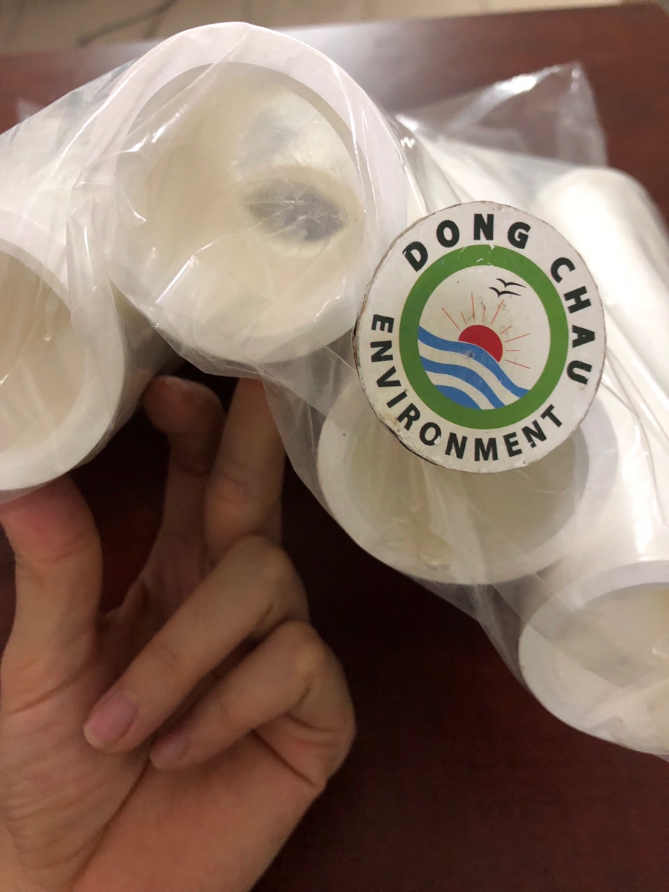 con-lan-dinh-bui-ps Con lăn dính bụi phòng sạch màu trắng