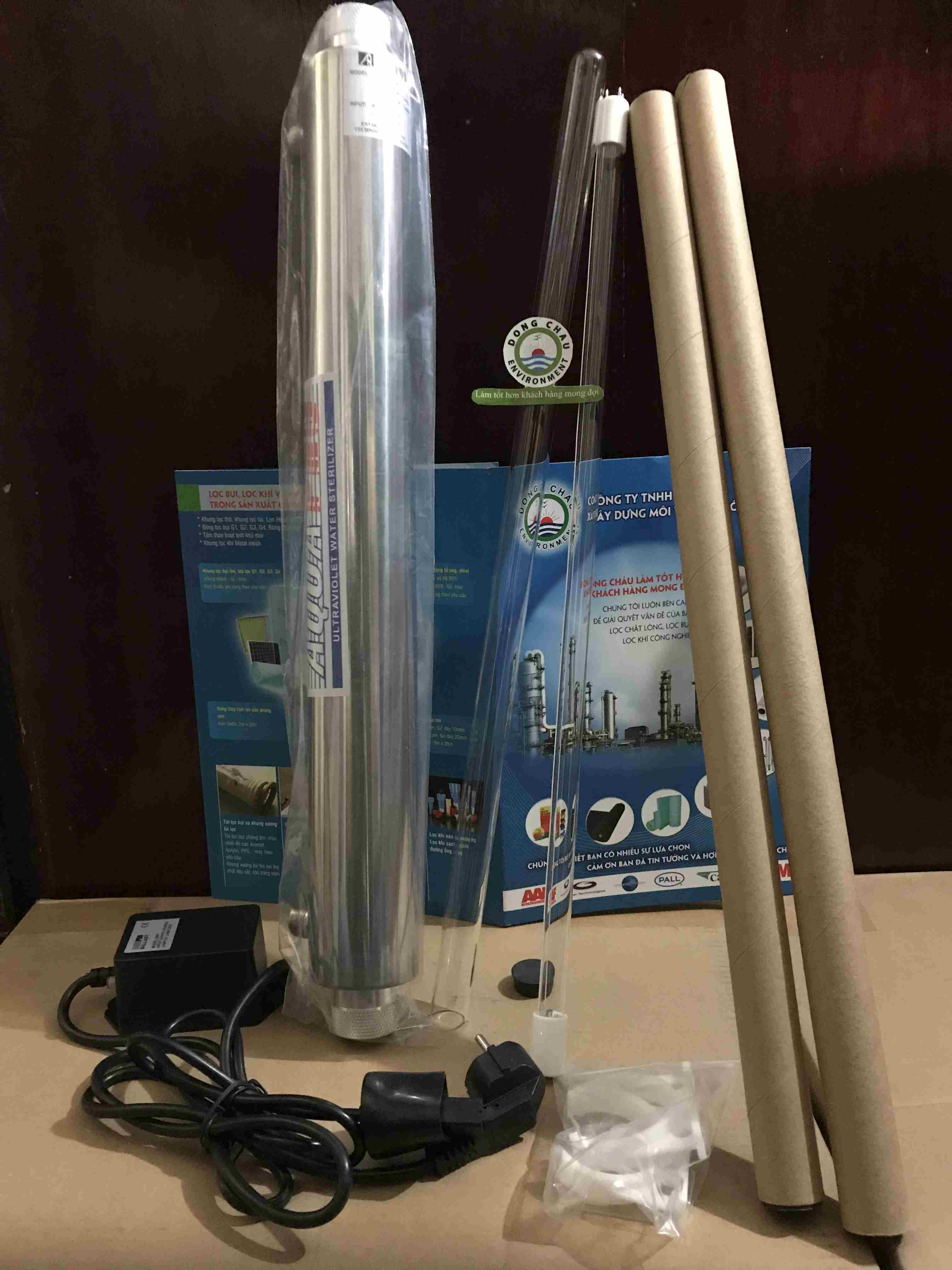 den-khu-trung-uv-29w chi tiết nguyên bộ Bộ đèn uv diệt khuẩn nước 29W