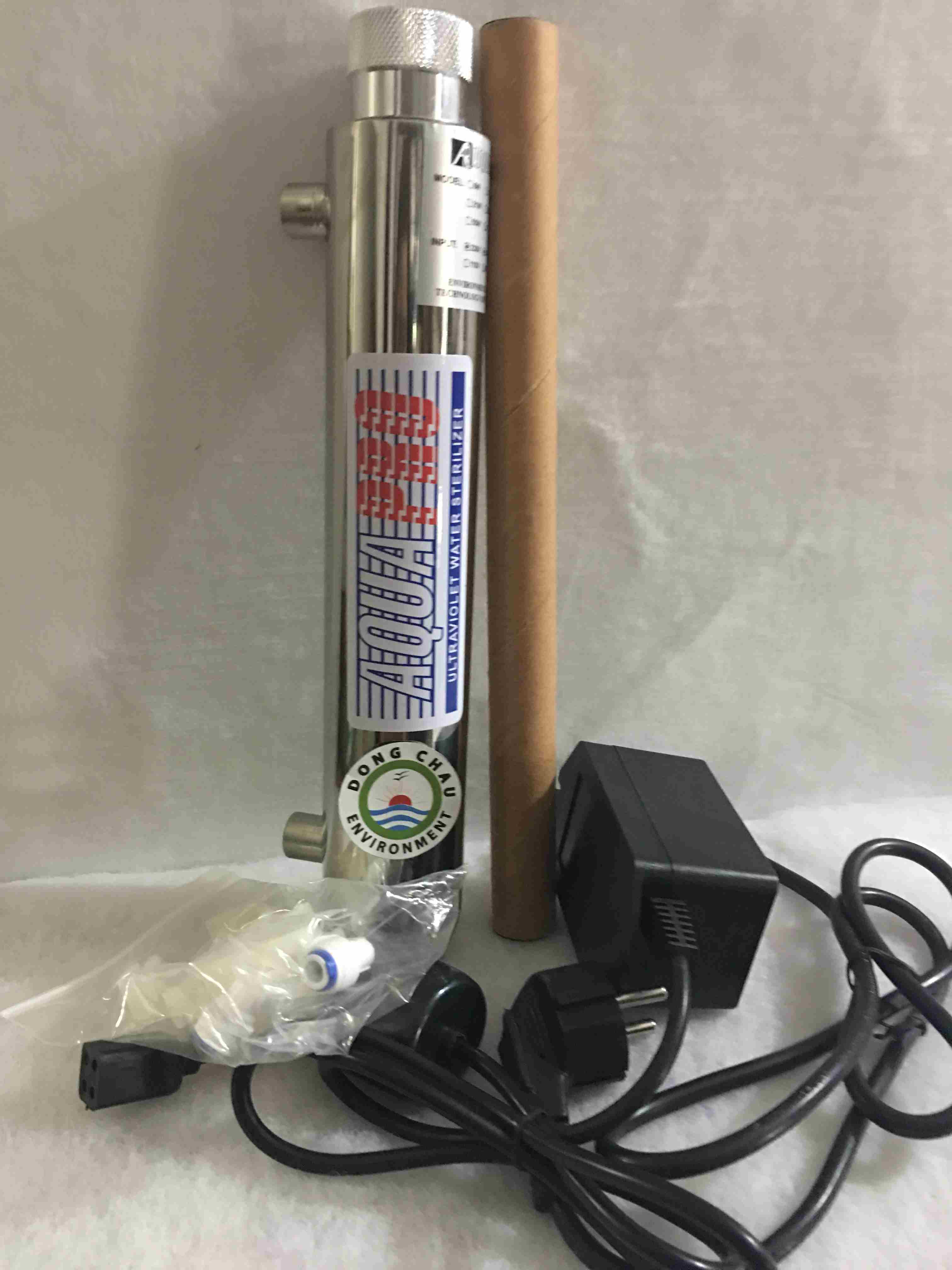 den-uv-14w-khu-trung-nuoc-sach nguyên bộ đèn khử trùng uv aquapro 14W