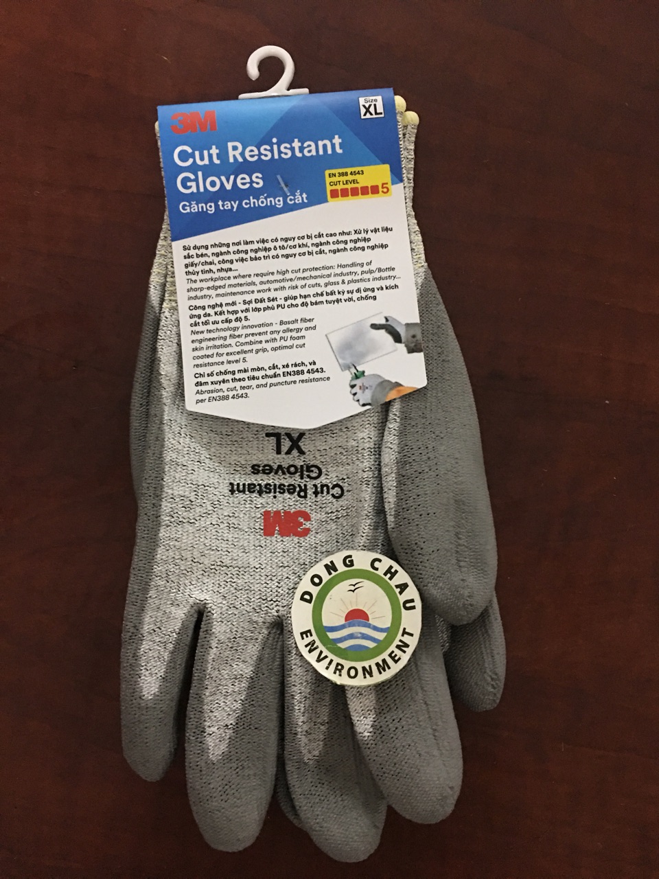 gang-tay-chong-cat-cap-do-5 thông tin chi tiết xuất xứ Găng tay 3M chống cắt cấp độ 5