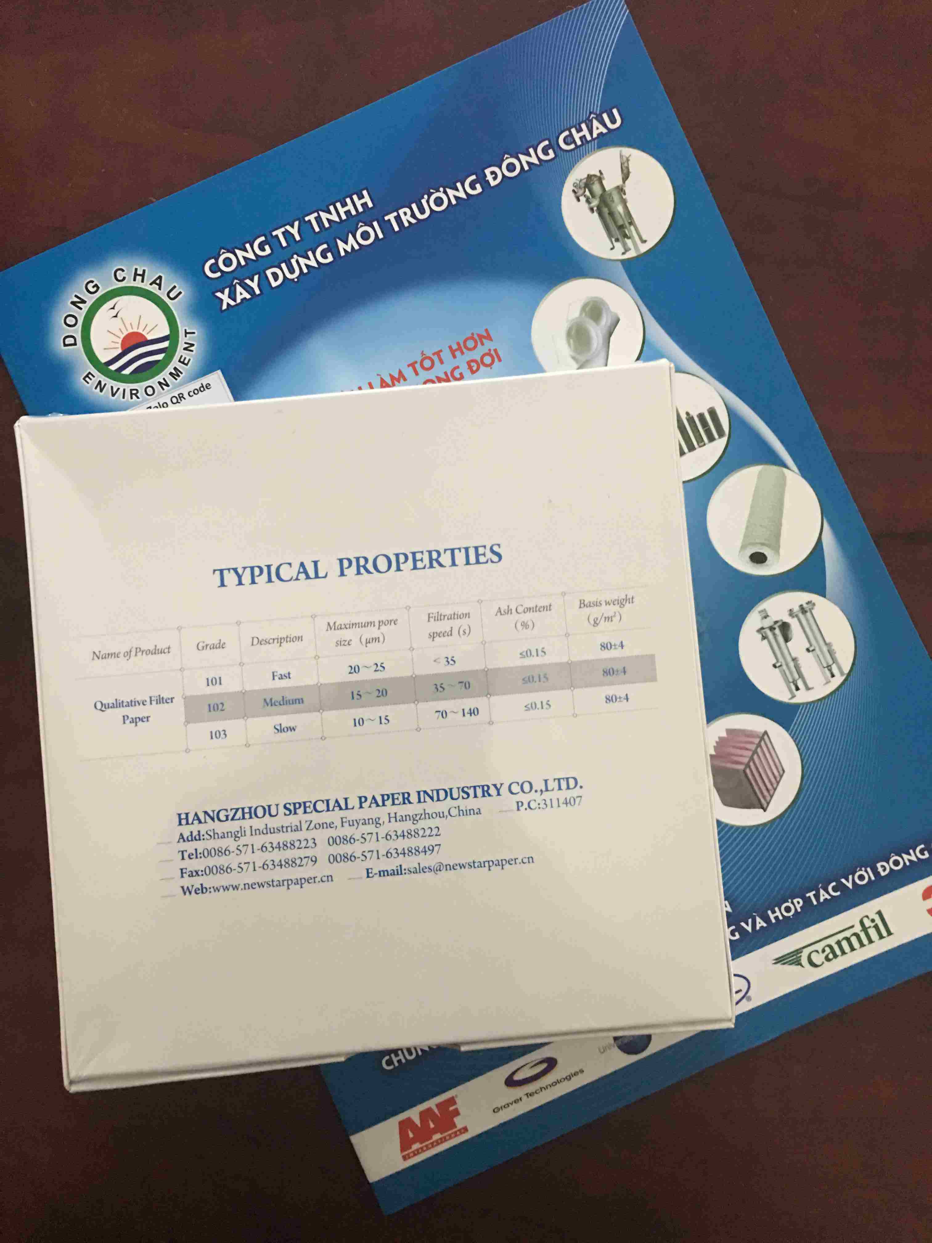 giay-newstar-102-phi-180-mm thông số kỹ thuật giấy lọc newstar 102 180mm cao cấp