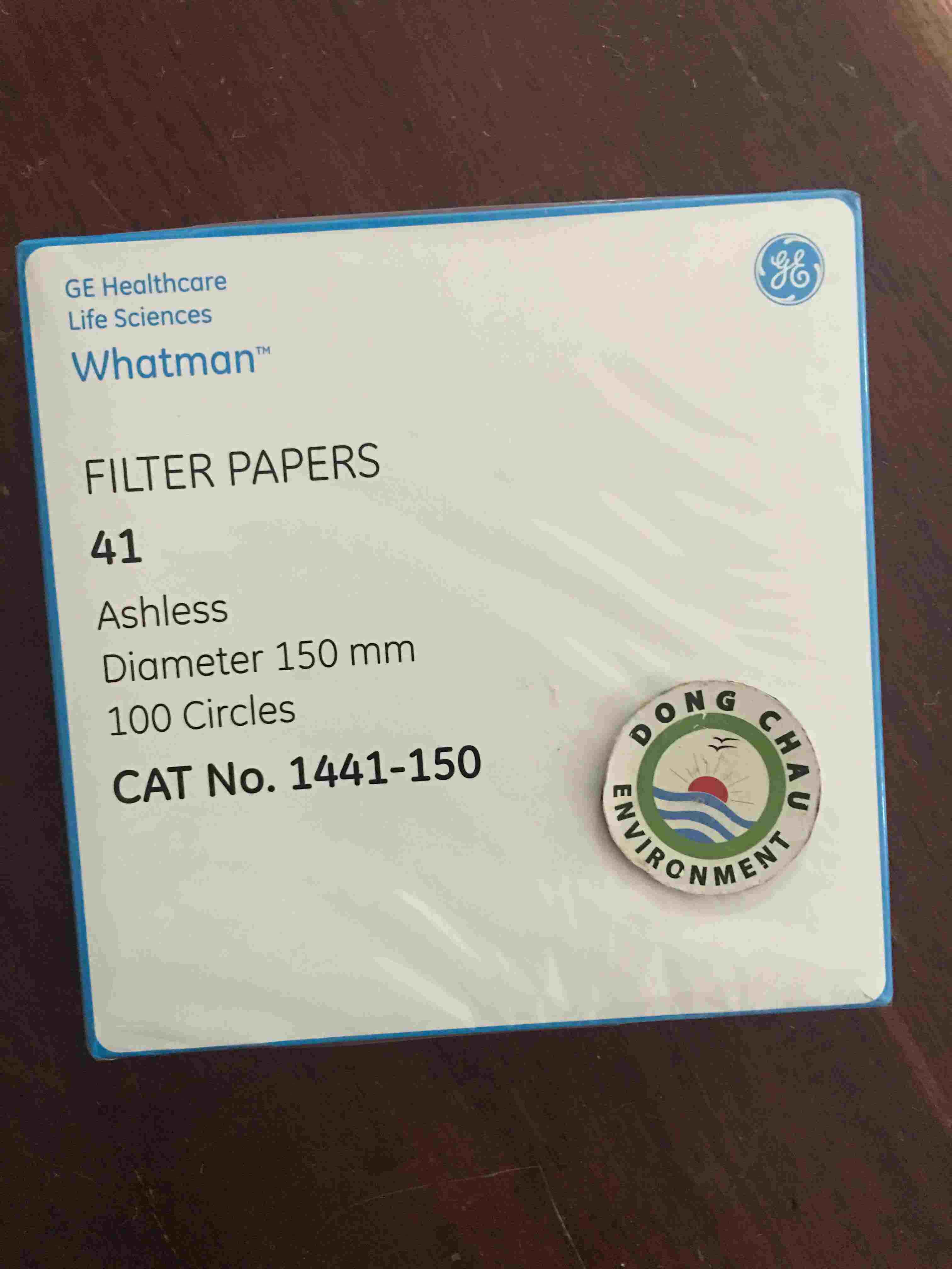 giay-whatman-so-41-150mm liên hệ đông châu phân phối Giấy lọc định lượng Whatman 1441-150
