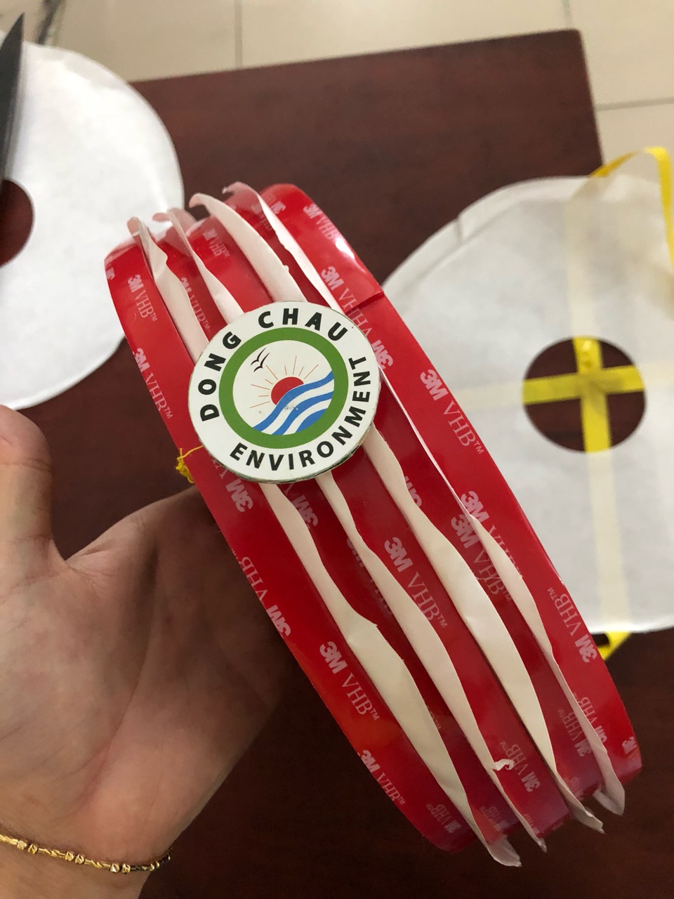 keo-3m-4910 cắt Băng keo cường lực hai mặt 3M 4910 theo yêu cầu khách hàng