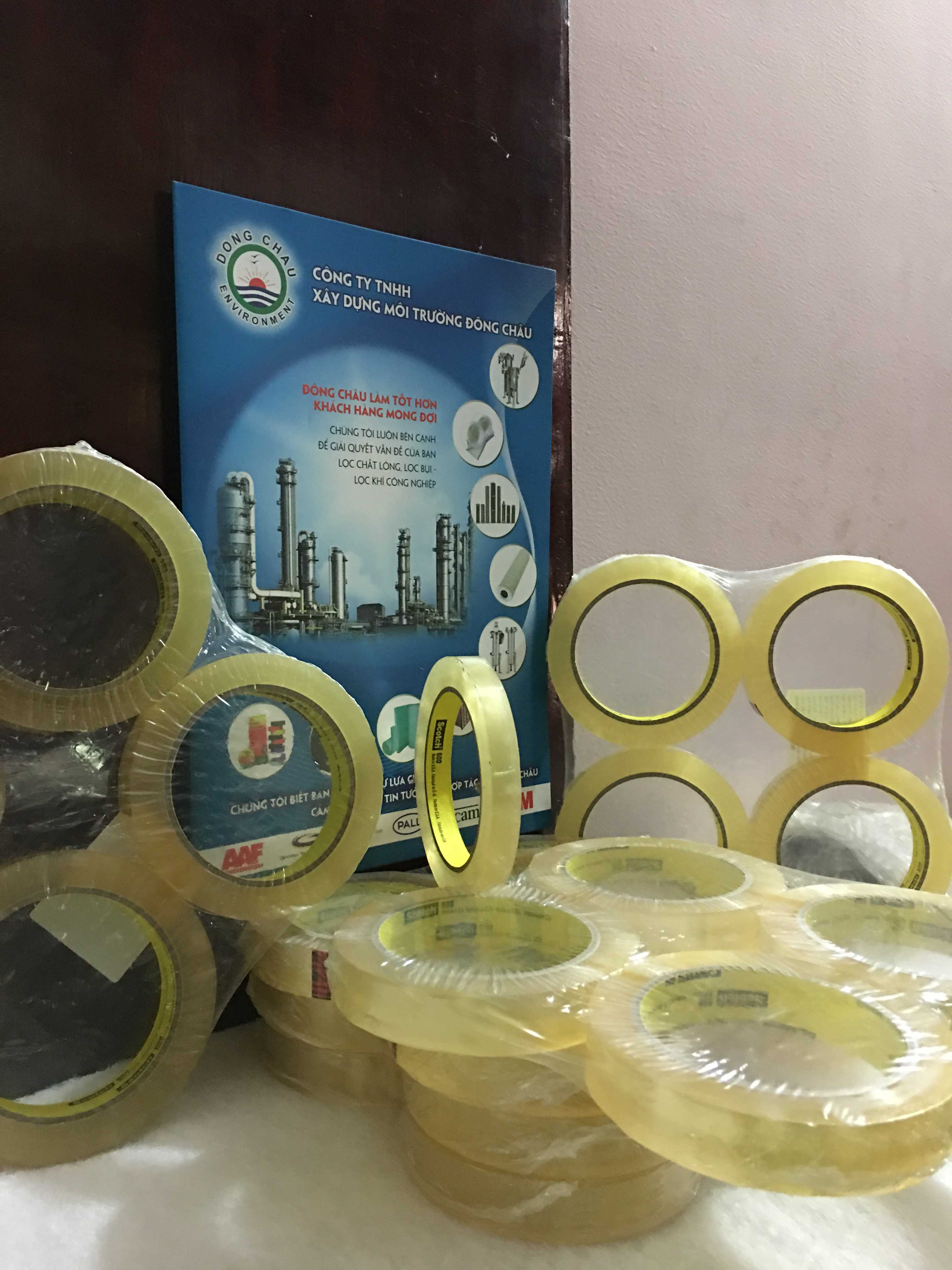 keo-3m-600 cung cấp số lượng Băng keo đóng gói 3m scotch 600 màu trong