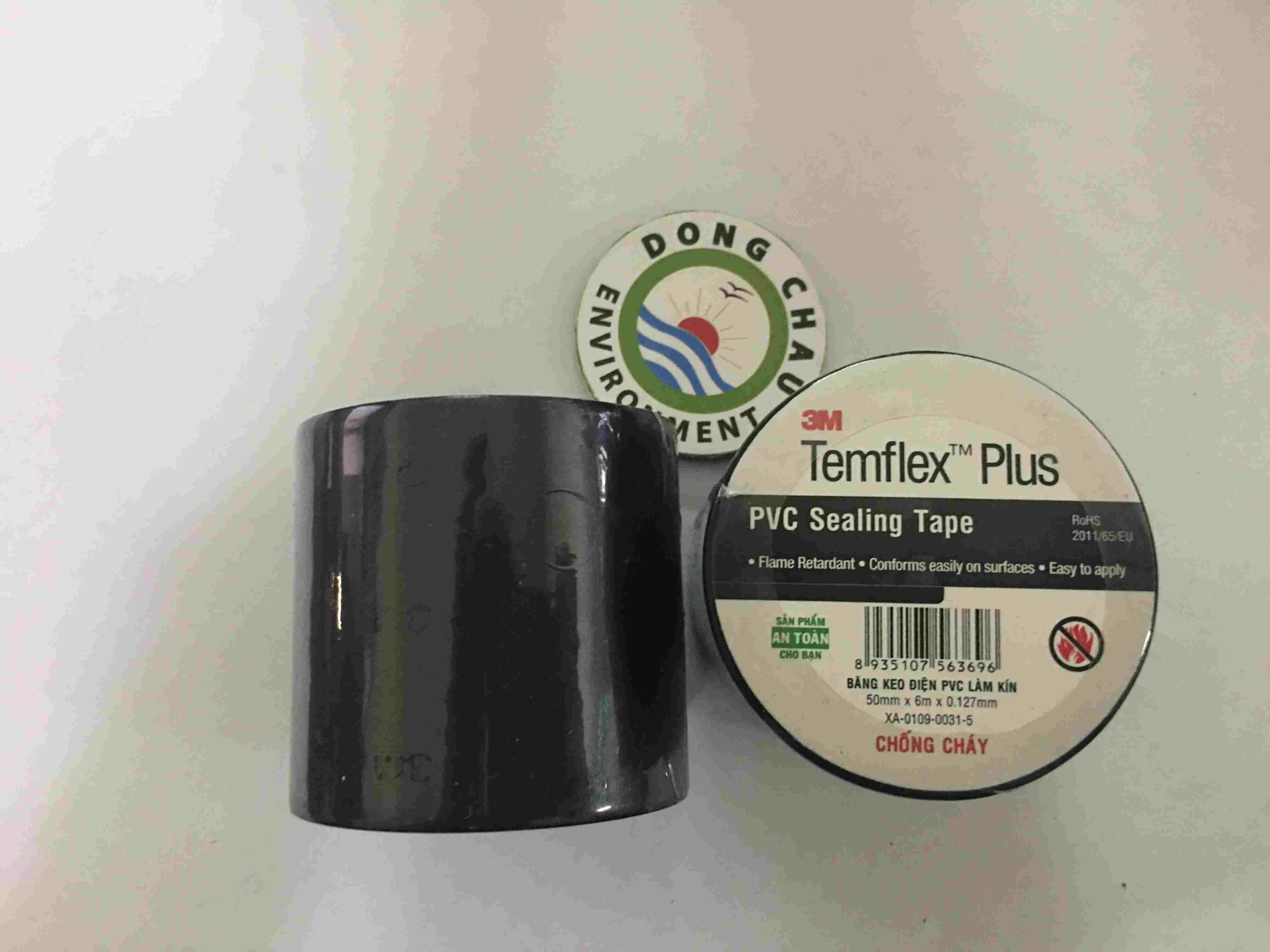 keo-cach-dien-3m-temflex-plus-50mm nguyên lốc Băng keo điện 3M Templex Plus 50mm