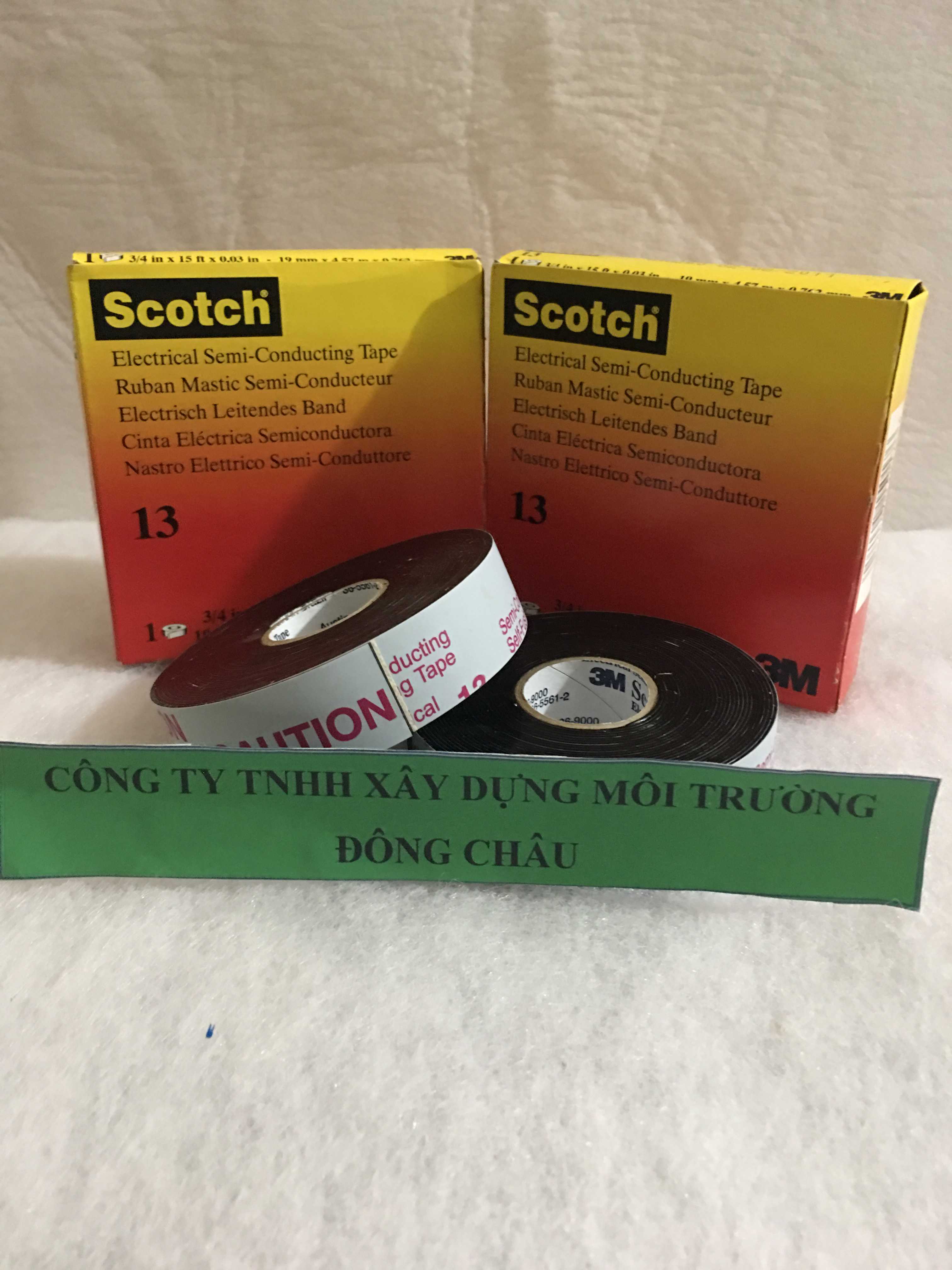 keo-cach-dien-cong-nghiep-scotch-13 nguyên cuộn Băng keo điện bán dẫn 3M Scotch 13