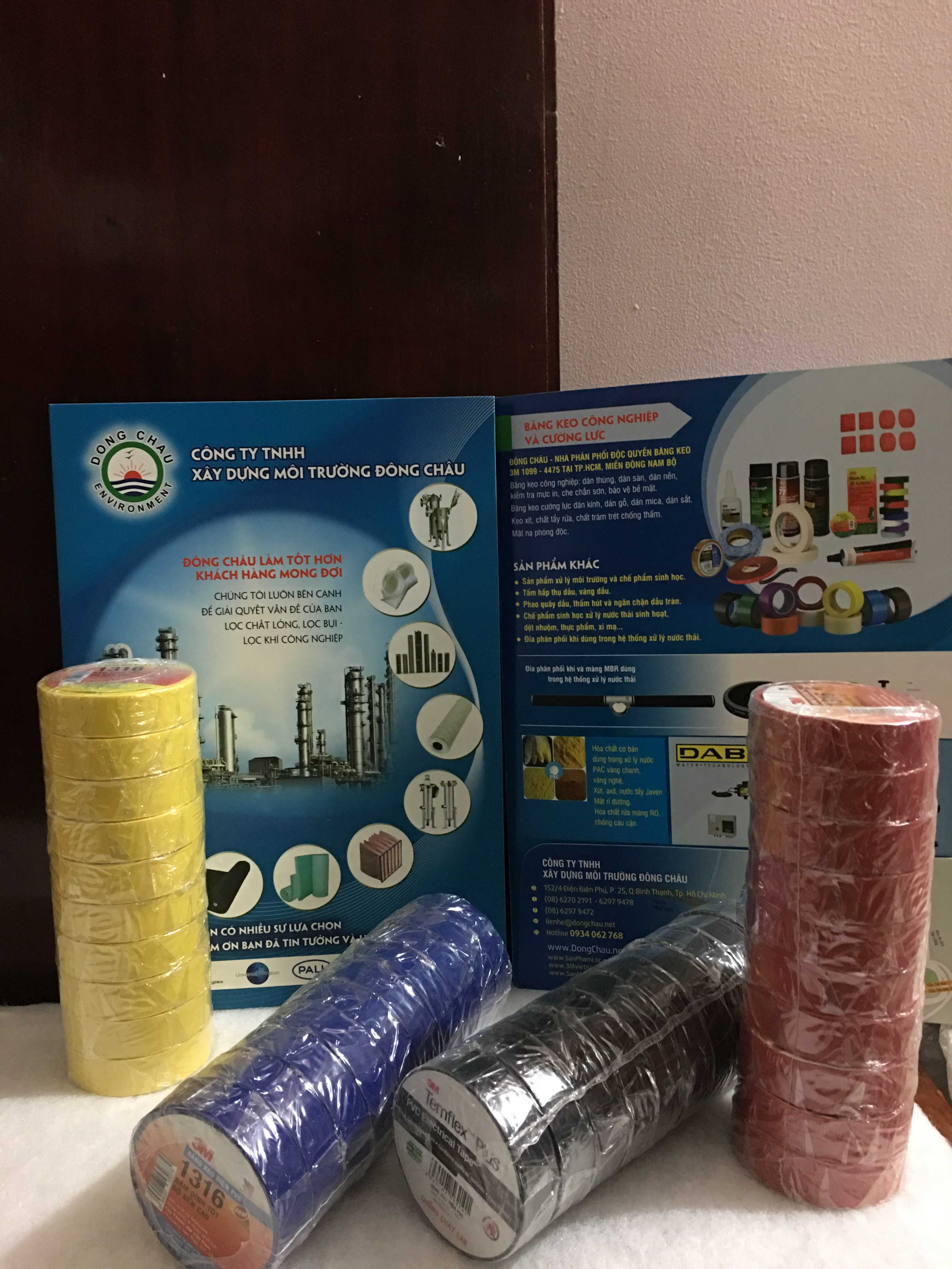 keo-cach-dien Băng keo cách điện 3M 1316 nhiều màu chuyên dụng