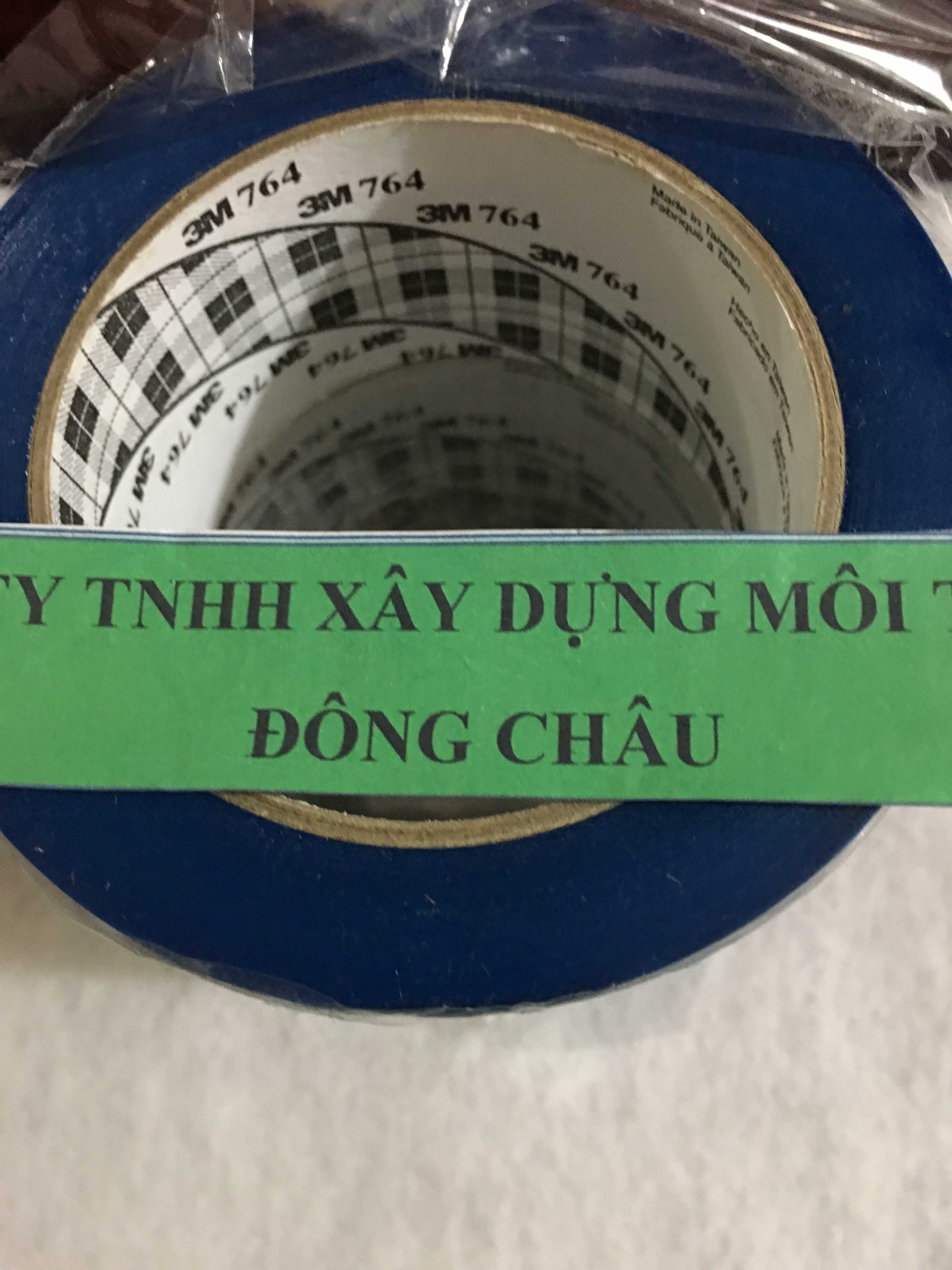 keo-dan-nen-764 bản rộng 3M 764 Màu xanh dương, Băng keo dán nền cảnh bảo