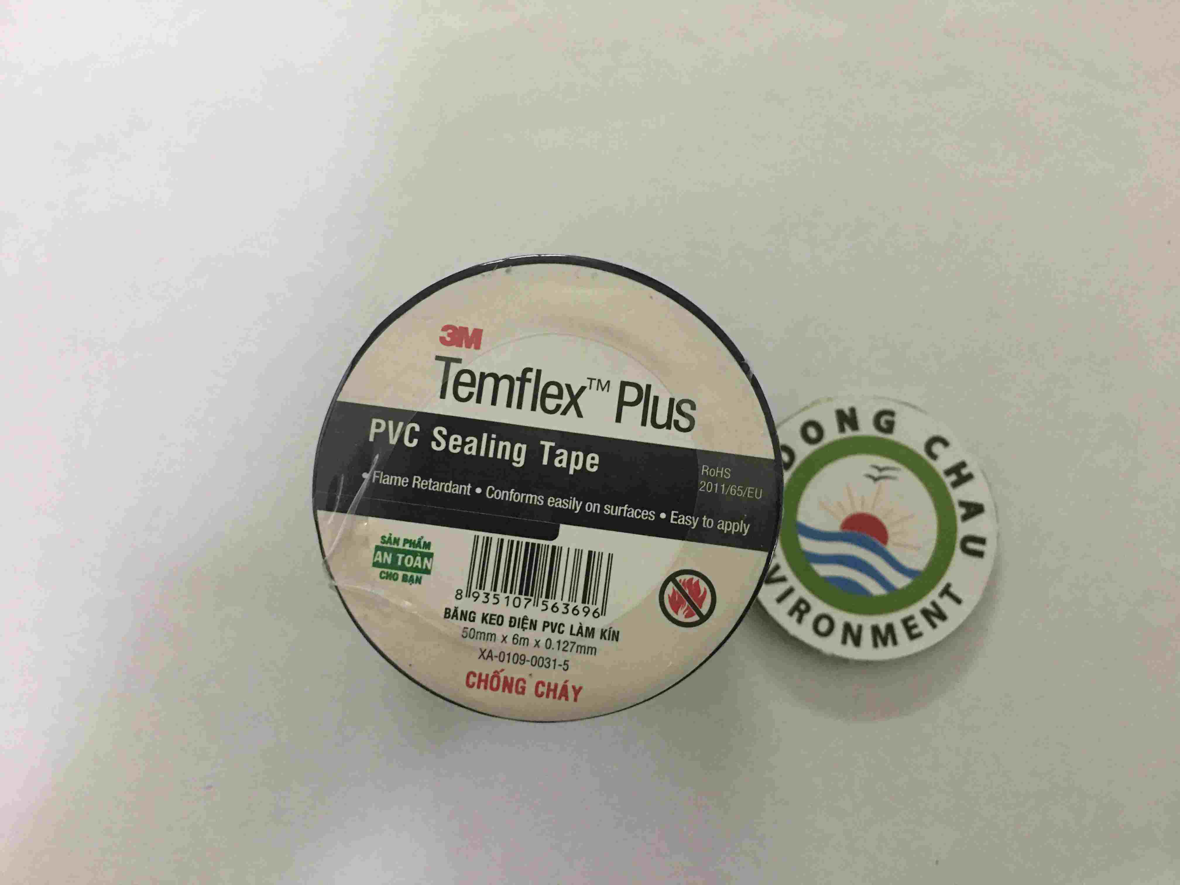 keo-dien-3m-temflex-plus-50mm liên hệ đông châu phân phối Băng keo điện 3M Templex Plus 50mm