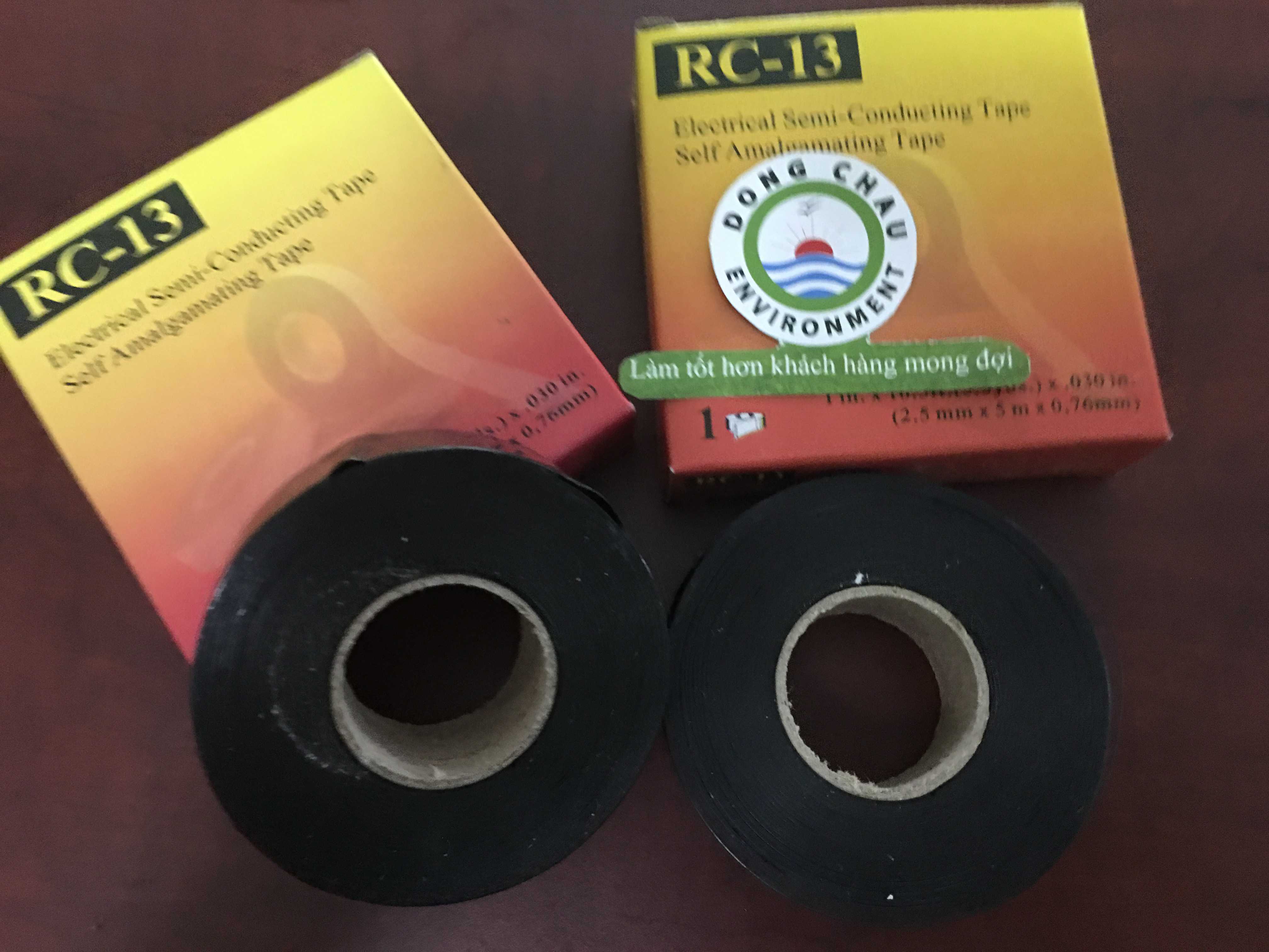 keo-dien-cua-3m-mau-den-RC-13 cấu tạo Băng keo điện 3M RC 13 chịu nhiệt