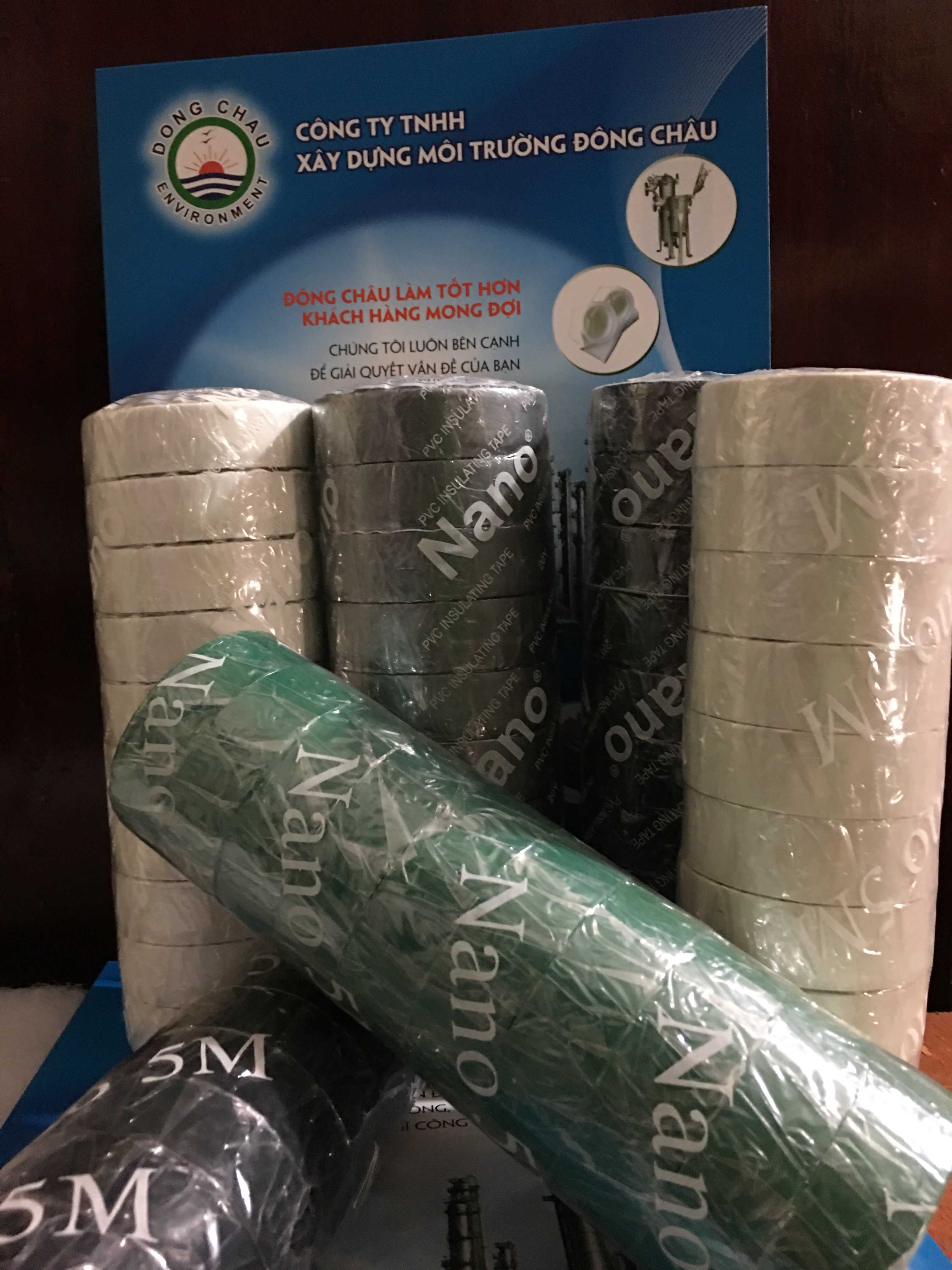 keo-nano-nhieu-mau liên hệ đông châu cung cấp Băng keo cách điện nano