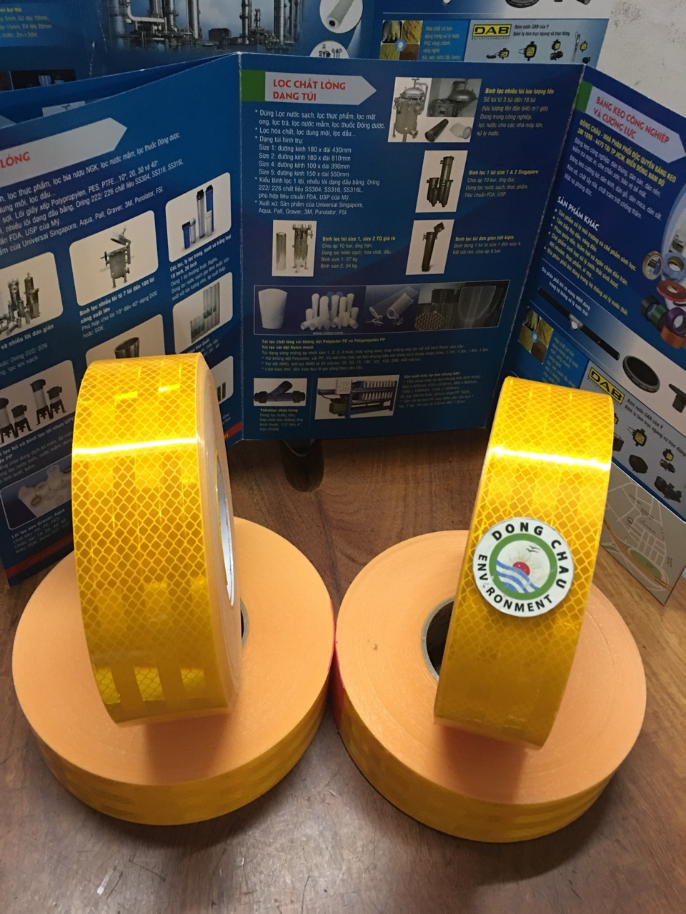 keo-phan-quang-mau-vang-3M-983-71 bản rộng Băng keo phản quang màu vàng 3M 983-71 kim cương