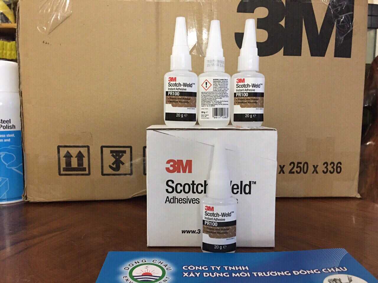 keo-pr100 bộ set Keo dán lỏng Scotch-Weld 3M PR100 3 chai