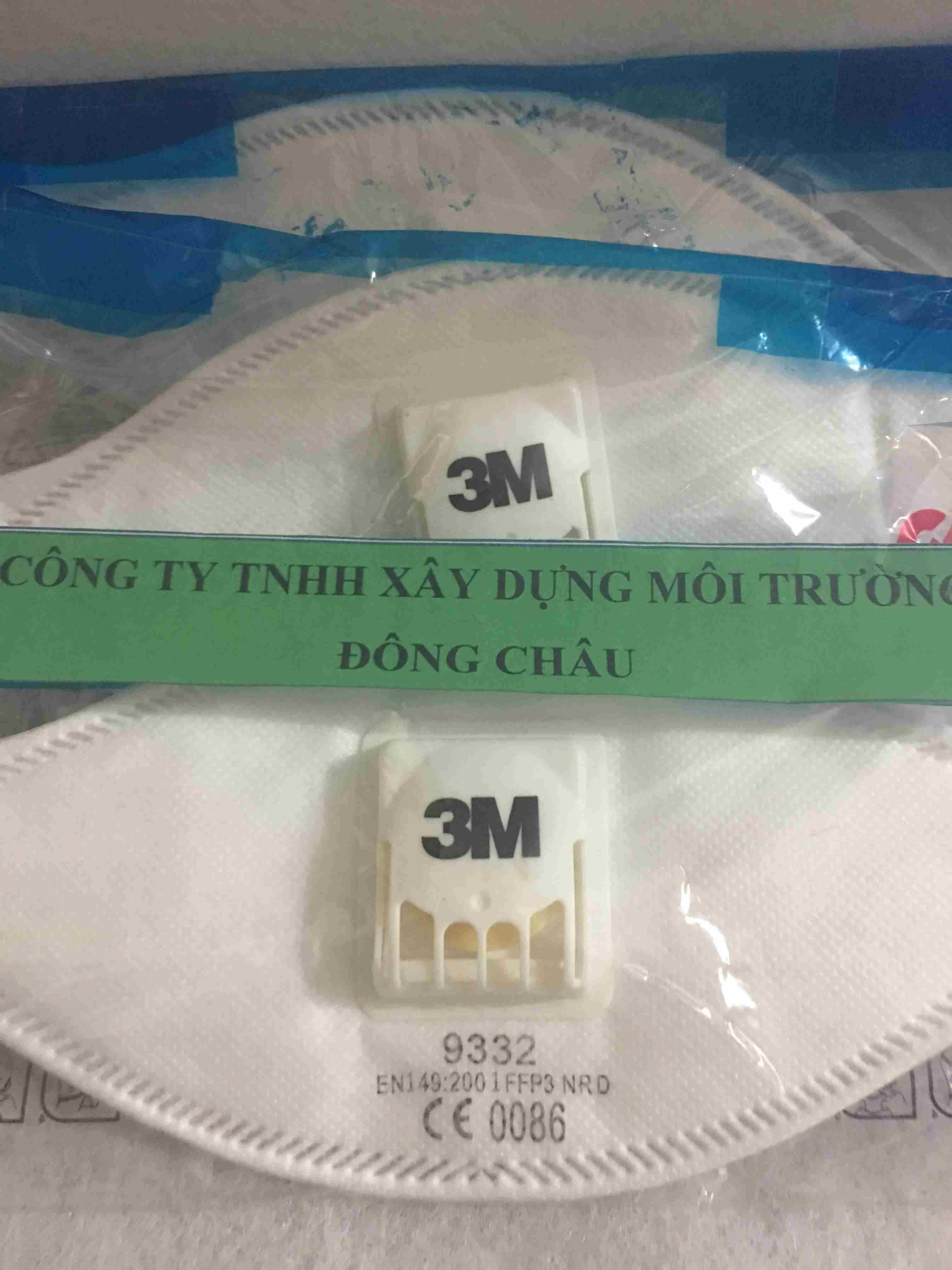 khau-trang-co-van-9332 chi tiết van lọc Khẩu trang 3M 9332 lọc bụi bảo vệ hô hấp