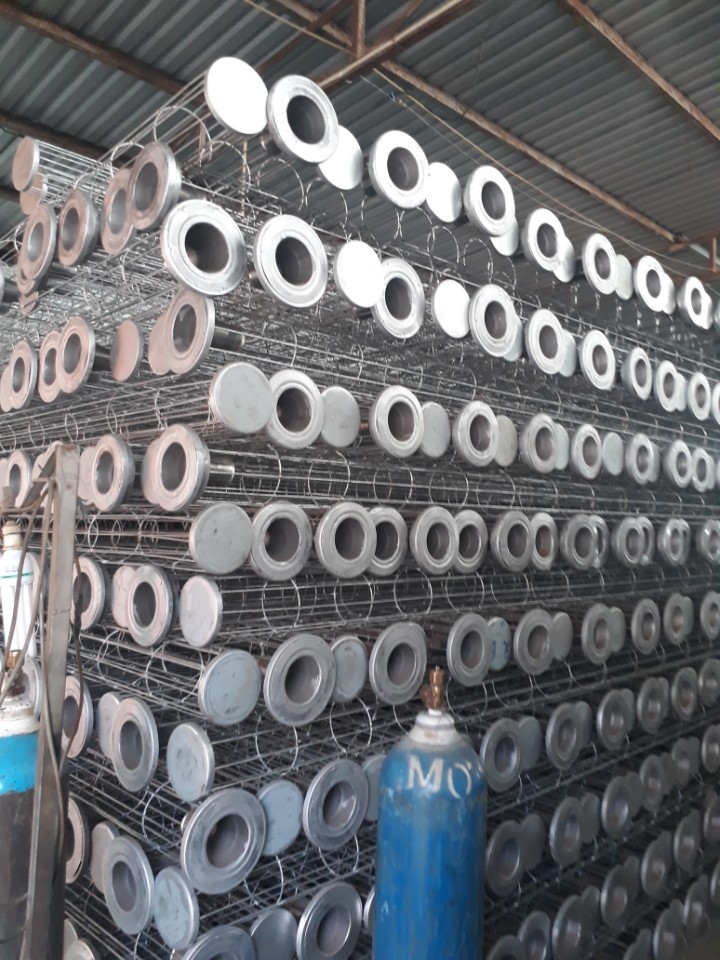 Hình thực tế khung xương túi lọc bụi Đông Châu sản xuất Đông Châu sản xuất khung xương túi lọc bụi theo yêu cầu