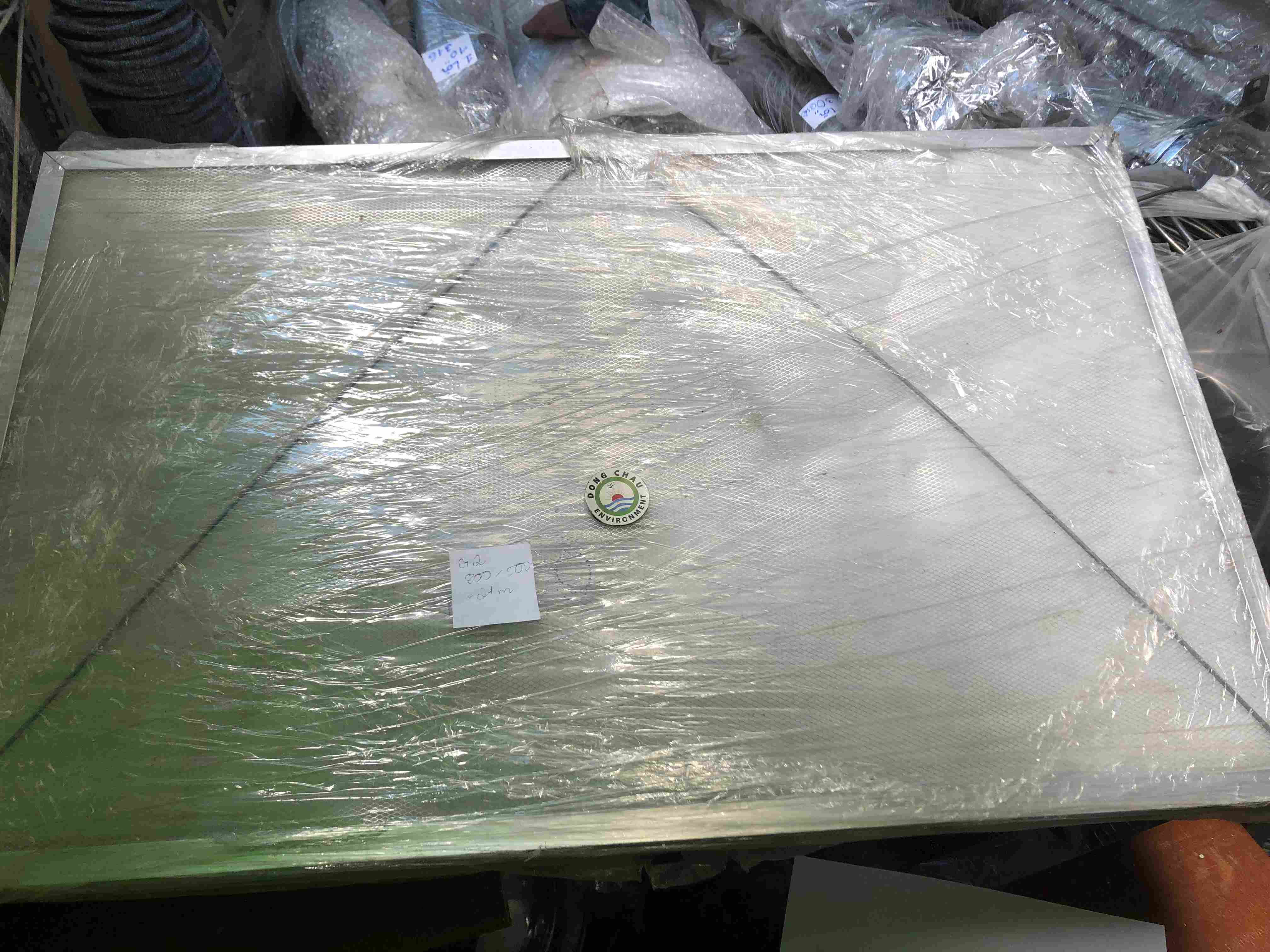 khung-G2-800-500-21-mm đóng gói và giao hàng Tấm lọc bụi G2 công nghiệp 800x500x21mm