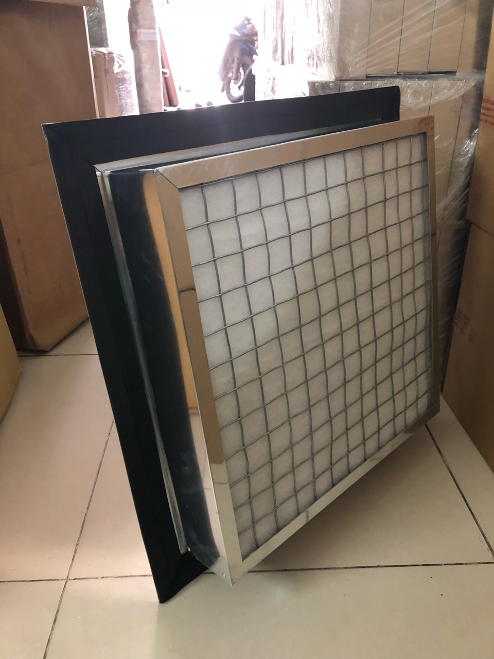 khung-loc-gio liên hệ đặt hàng Khung lọc gió 600 x 600 x 100
