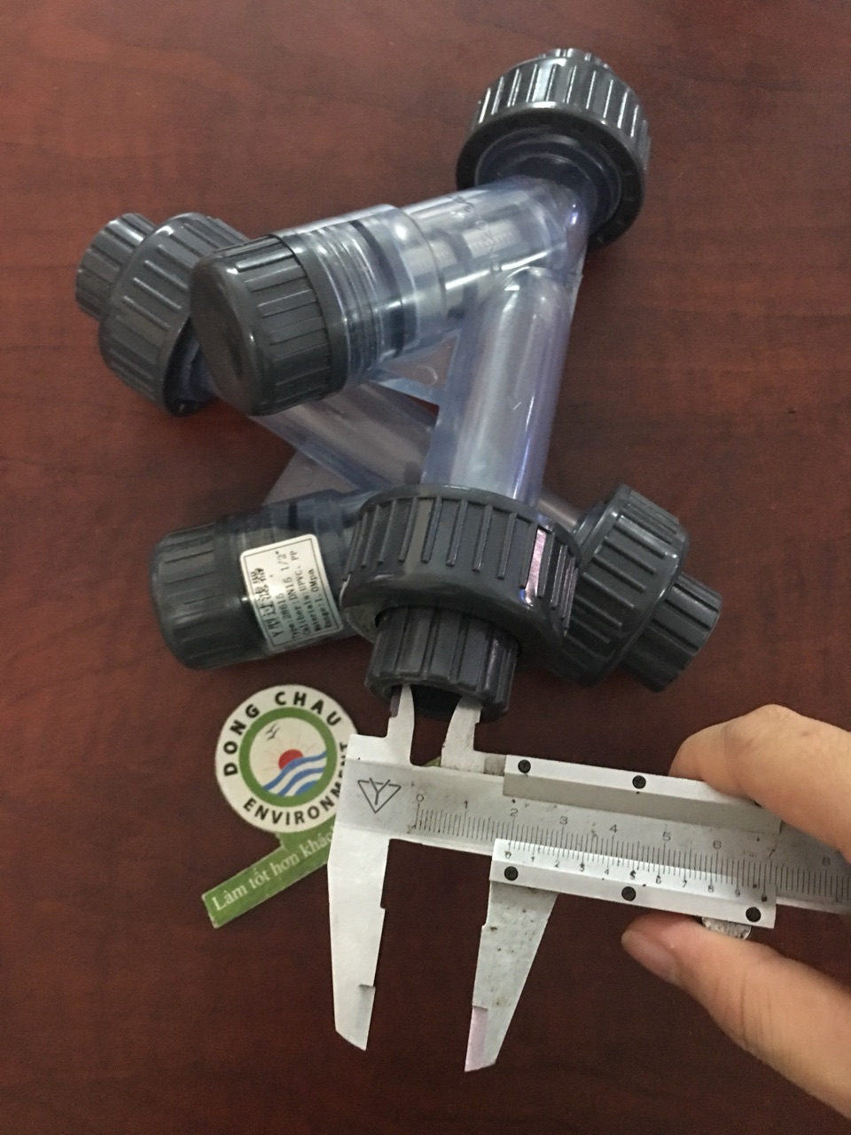 loc-chu-y-duong-ong-dn-15 cấu tạo bên trong Y lọc nhựa pvc DN15