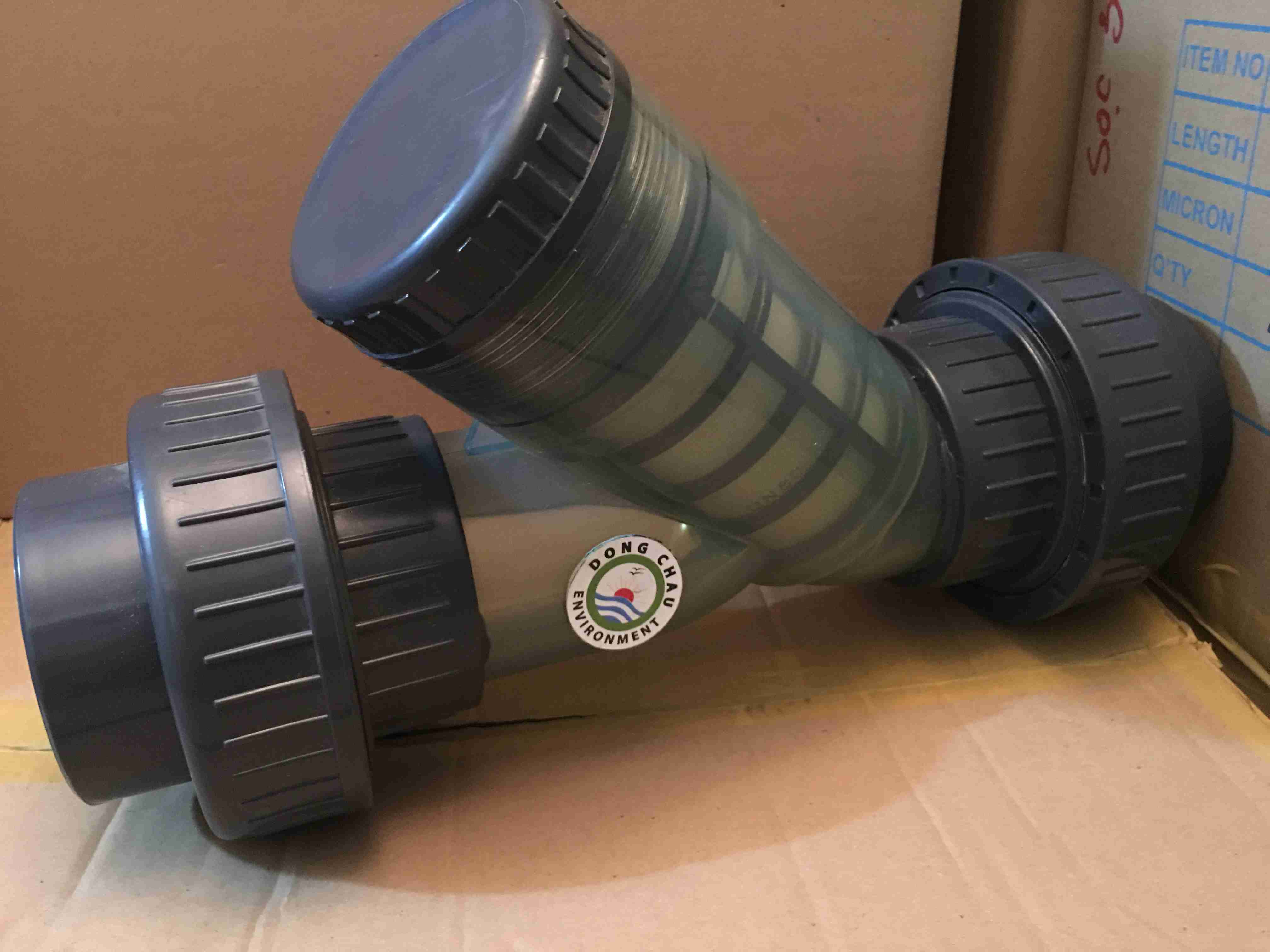 loc-duong-ong-chu-y-dn-80 liên hệ đông châu cung cấp Lọc chữ Y nhựa DN80