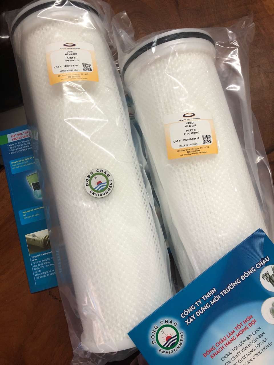 loi-Graver-HF-40-20E giao hàng nhanh Lõi lọc nước lưu lượng lớn Graver dòng HF 40-20E