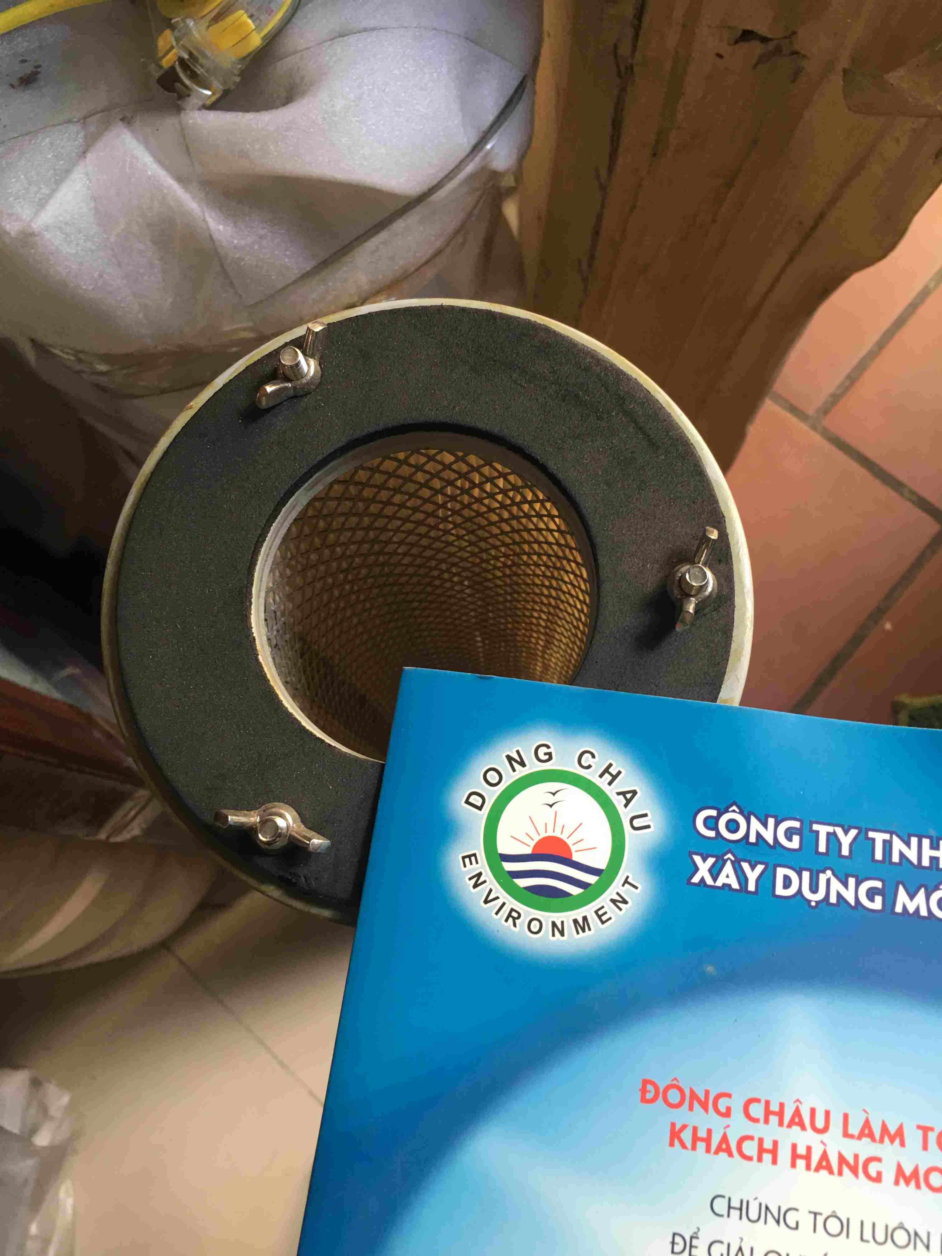 loi-loc-bui-3-ti chi tiết cấu tạo bên trong Lõi lọc bụi 3 ti hệ thống Cartridge