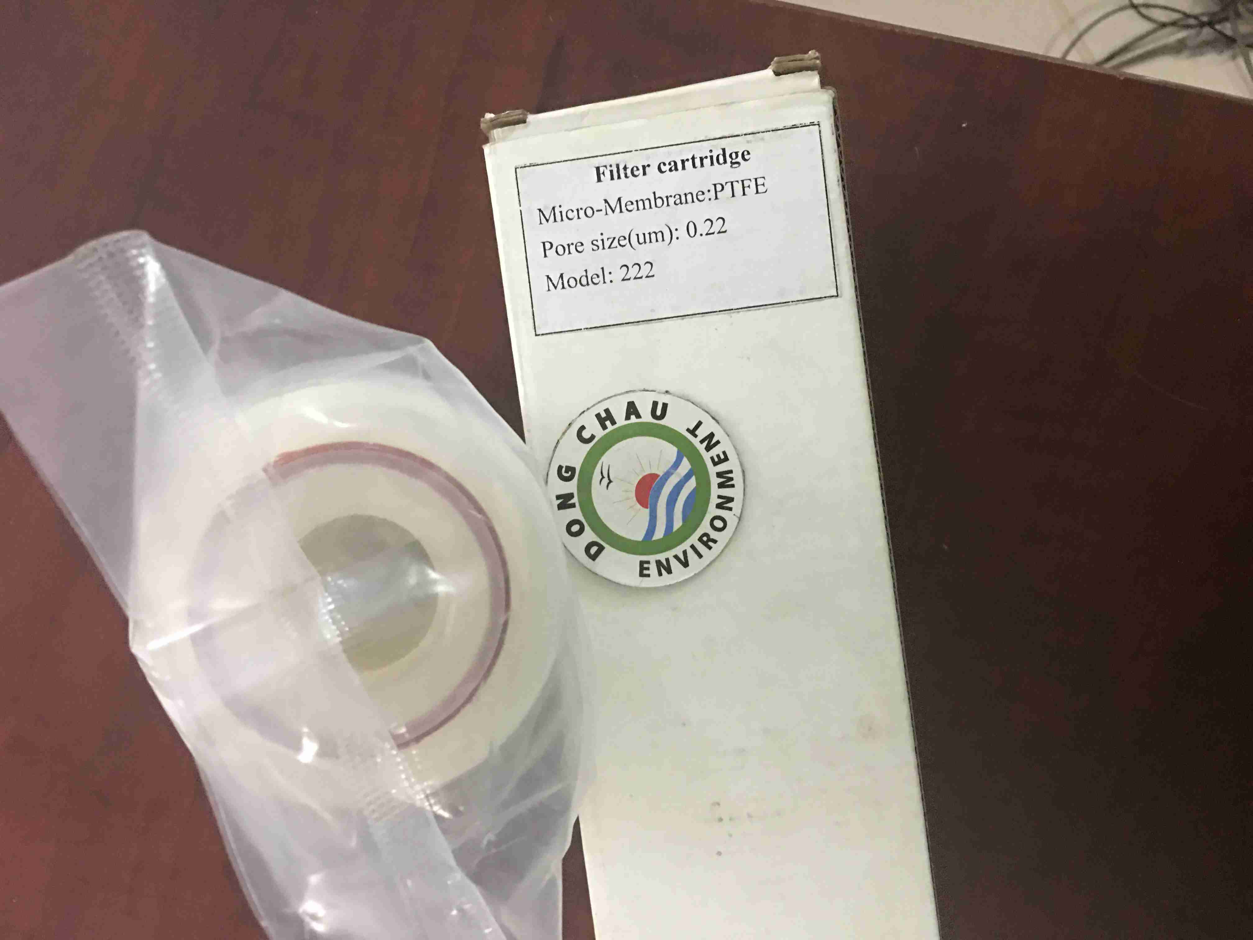 loi-loc-khi-sach-PTFE-0.22-micron-o-ring-222 kiểm tra Lõi lọc khí giấy xếp PTFE 0.22µm Oring 5-inch