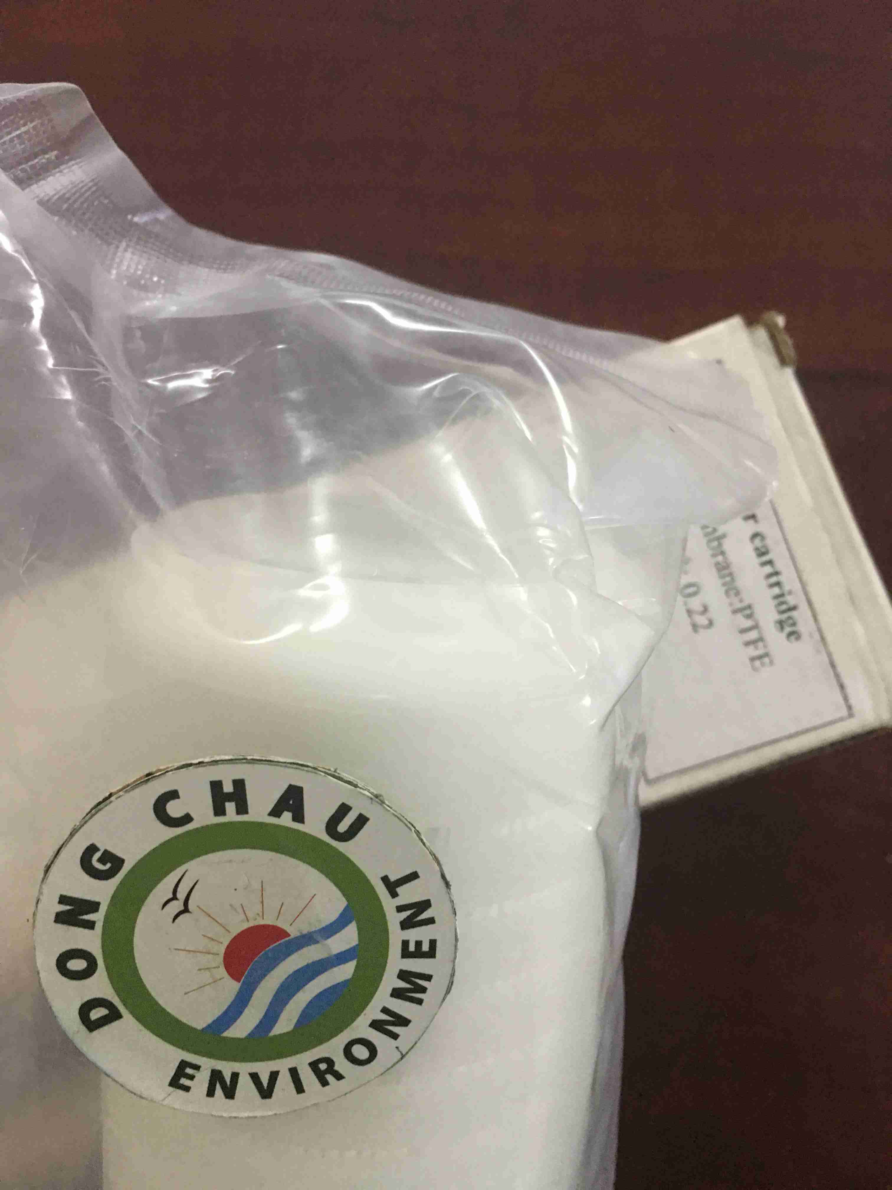 loi-loc-khi-san-xuat-PTFE-0.22-micron-o-ring-222 chất liệu Lõi lọc khí giấy xếp PTFE 0.22µm Oring 5-inch