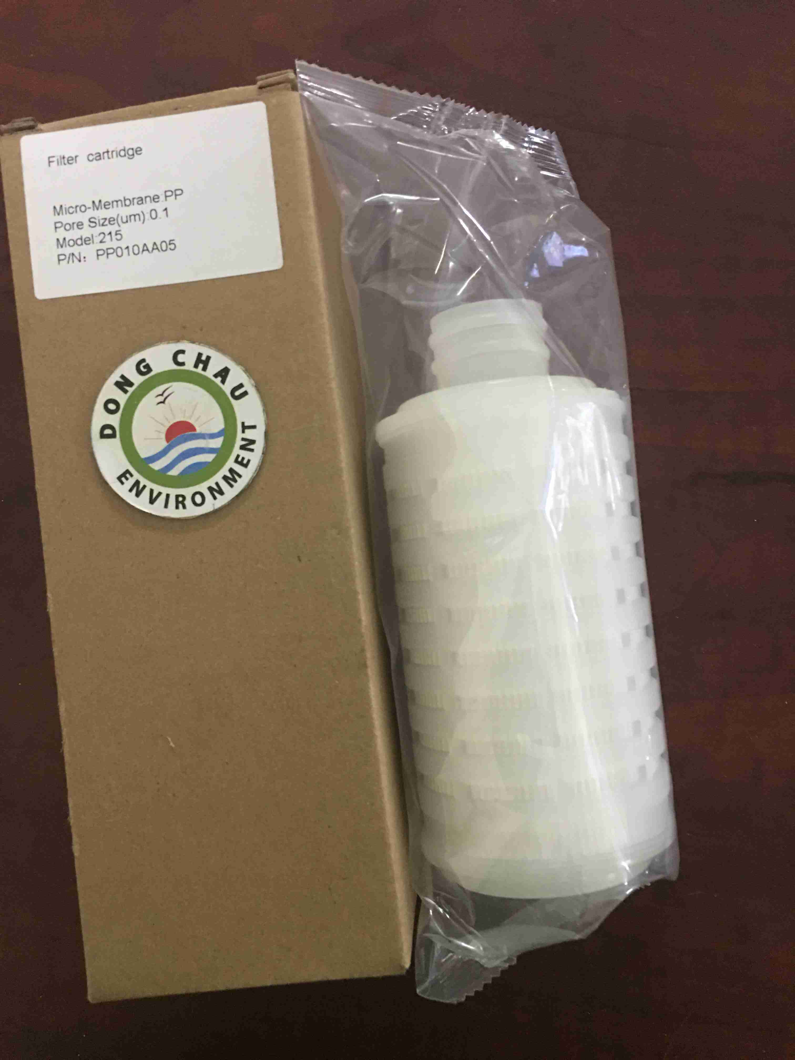 loi-loc-khi-vo-trung-PP-0.1-micron-o-ring-215 liên hệ đông châu cung cấp Lõi lọc khí giấy xếp PP 0.1µm oring 215