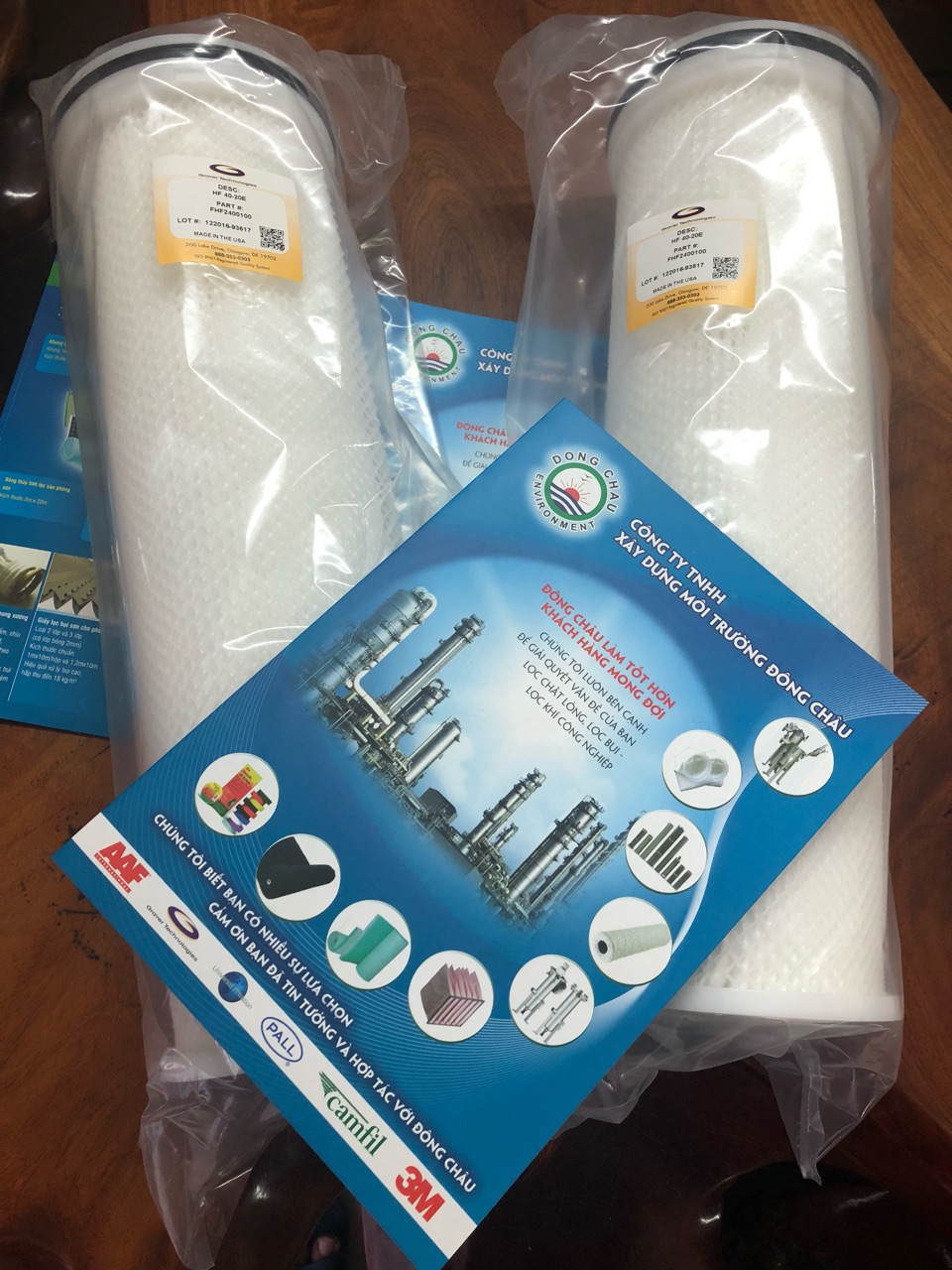 loi-luu-luong-cao-20-inch-Graver-HF-40-20E chất liệu Lõi lọc nước lưu lượng lớn Graver dòng HF 40-20E