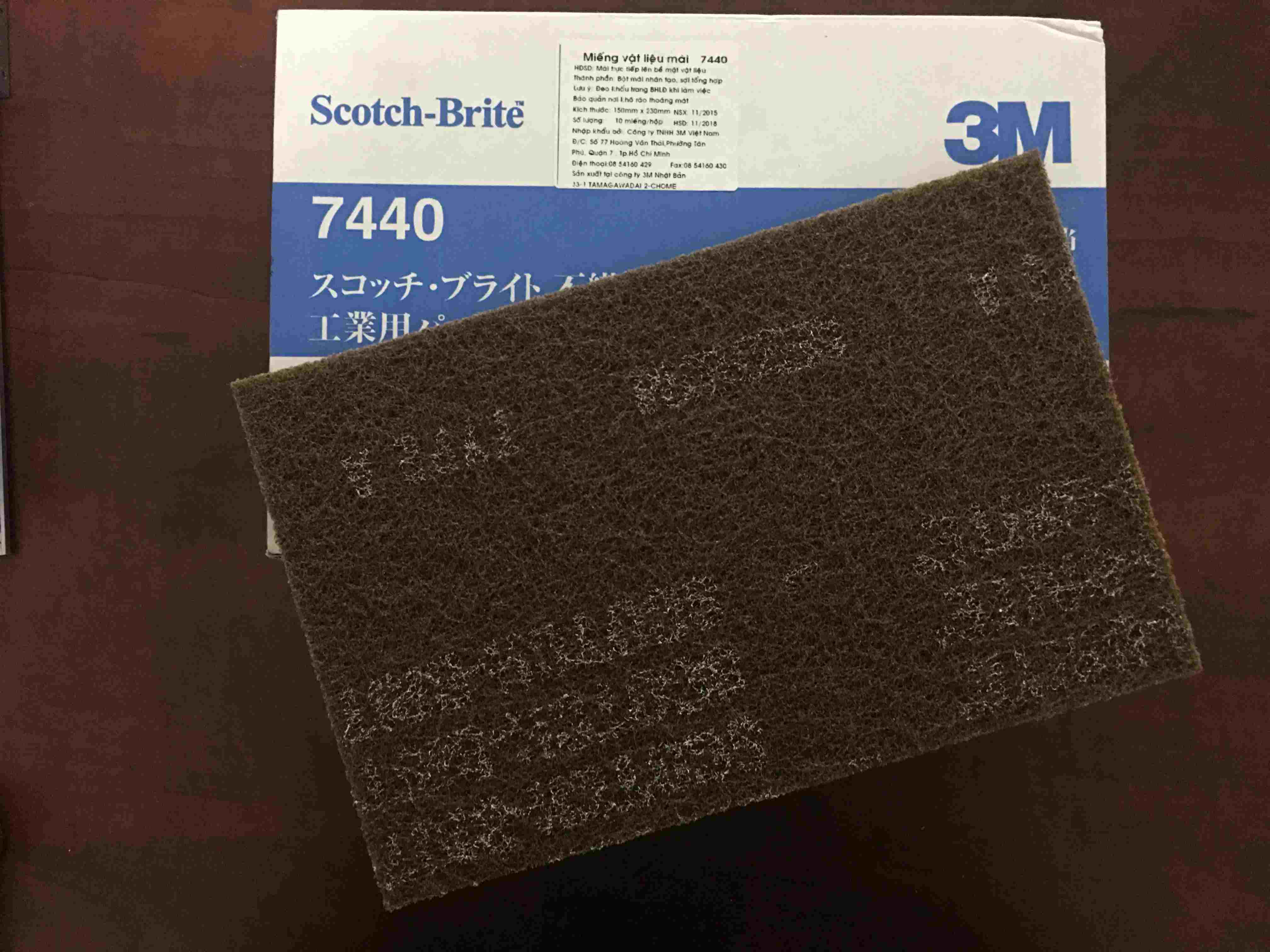 nham-7440-3m nguyên hộp Nhám 3M Scotch-Brite 7440