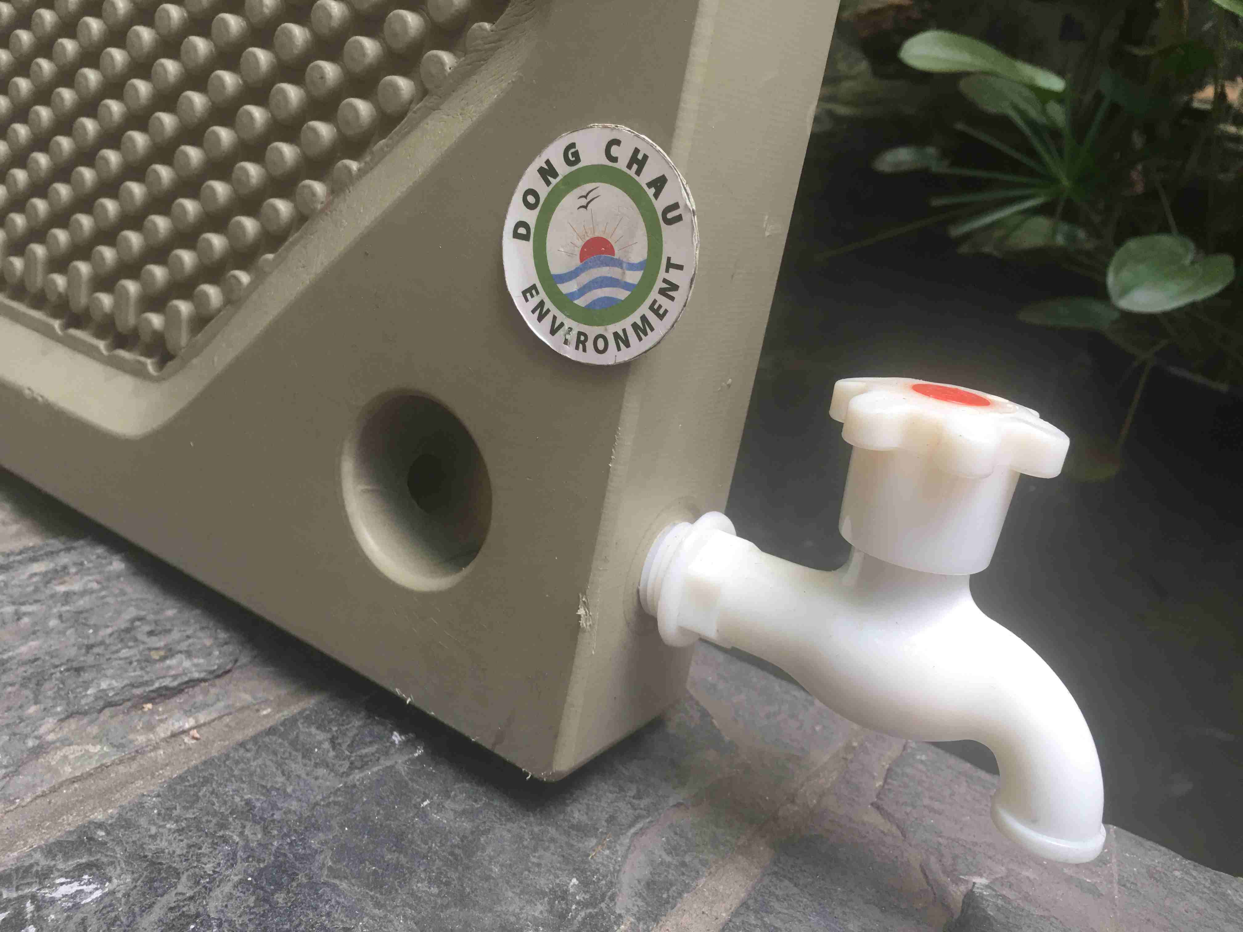 tam-nhua-PP-may-ep-khung-ban đầu vòi xả nước thải Tấm nhựa PP máy ép bùn lỗ trung tâm